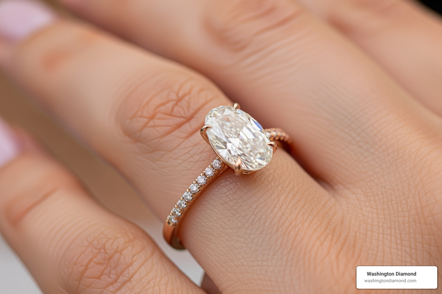 oval diamond engagement ring