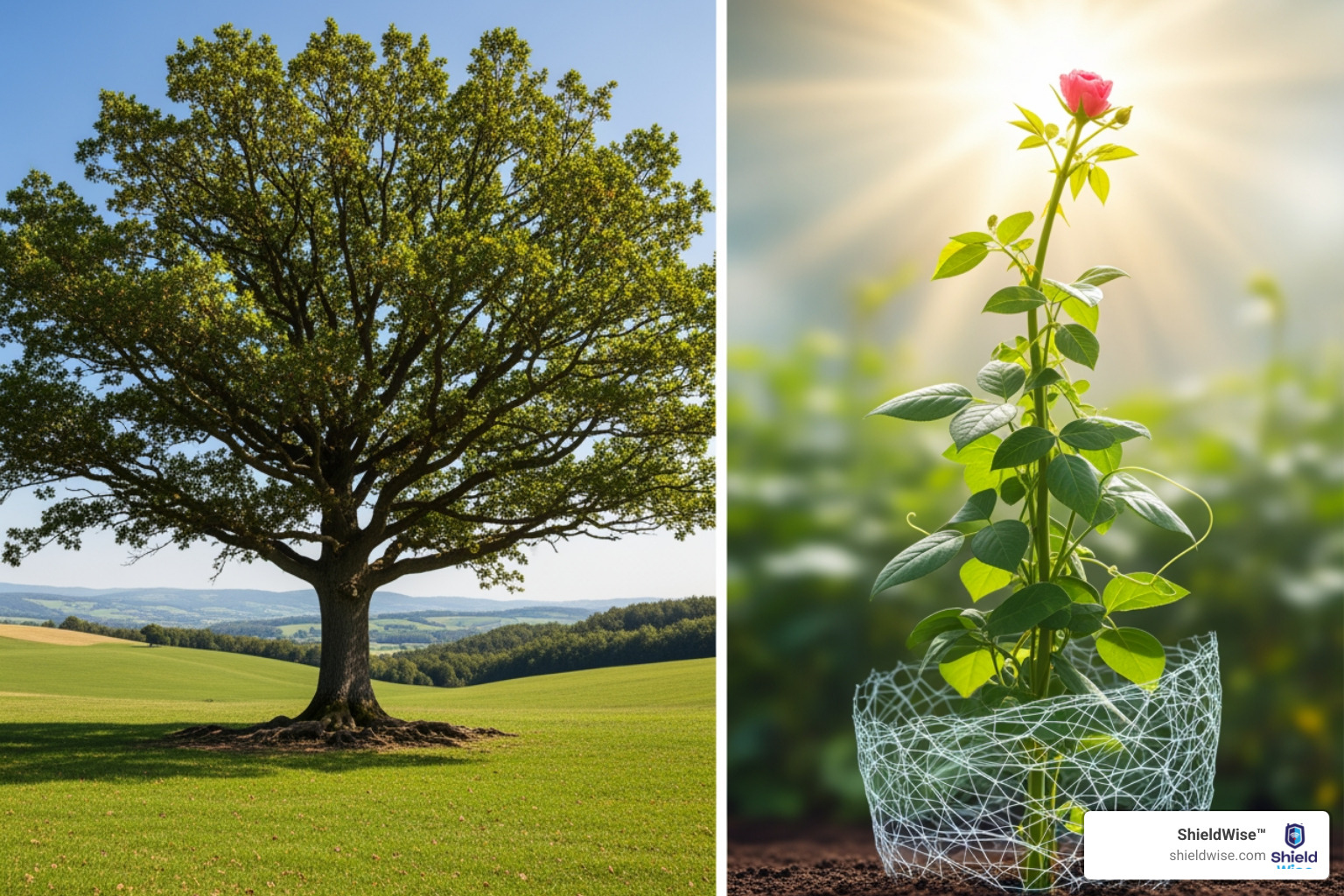 side-by-side comparison chart of IUL and Whole Life - indexed universal life cash value versus whole life