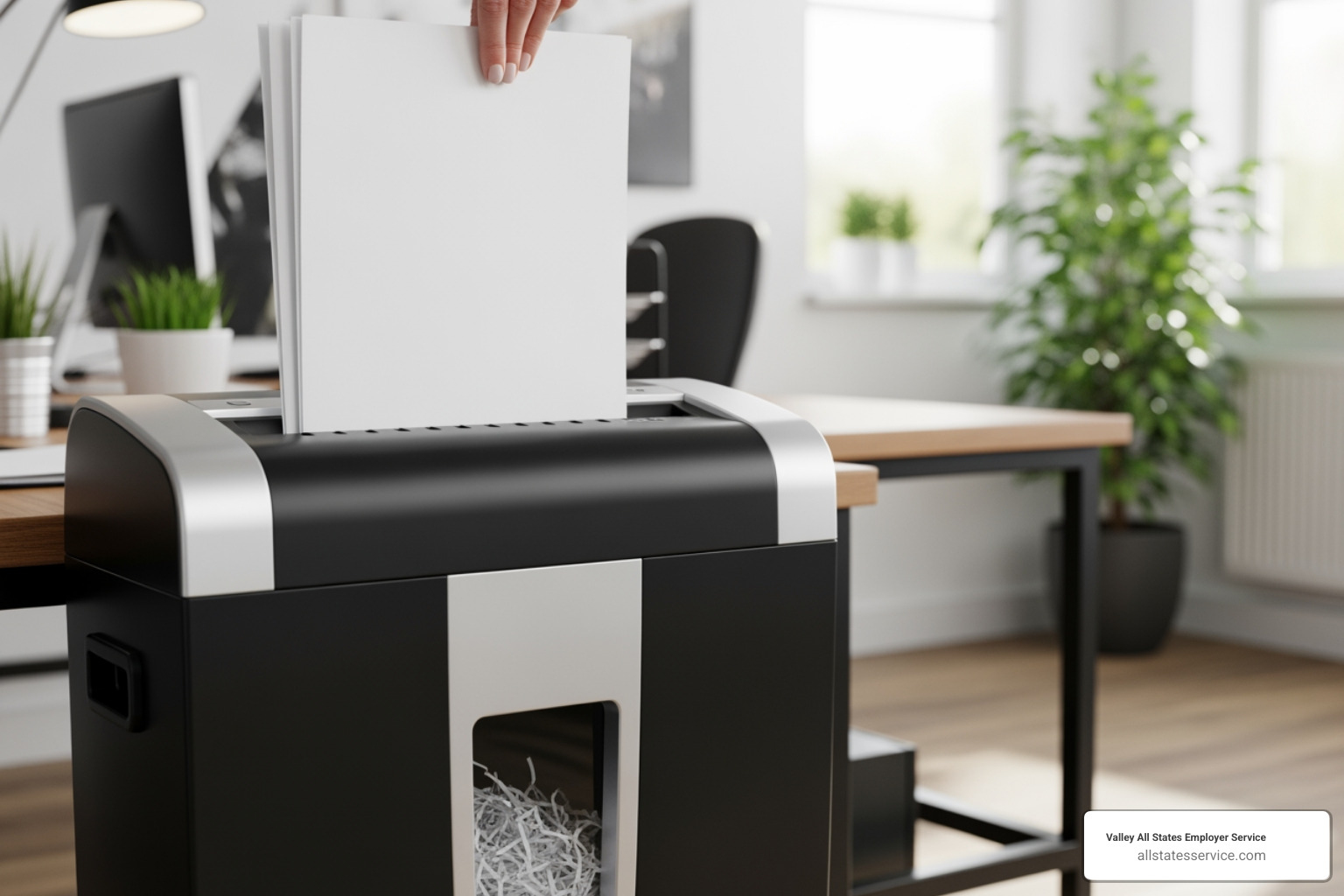 Document shredder - Secure I-9 document storage
