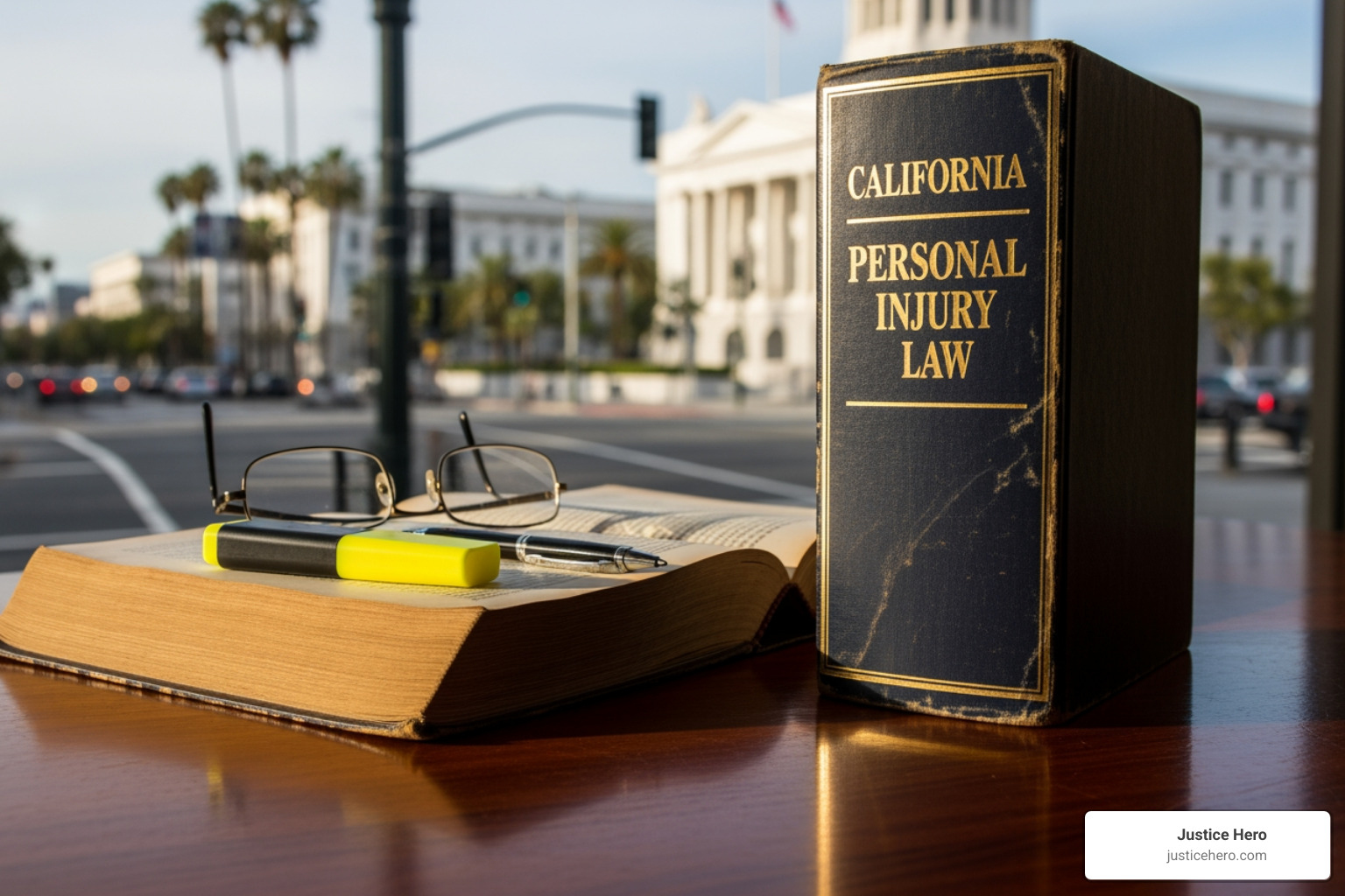 A calendar with a two-year period highlighted, representing the statute of limitations - California personal injury law
