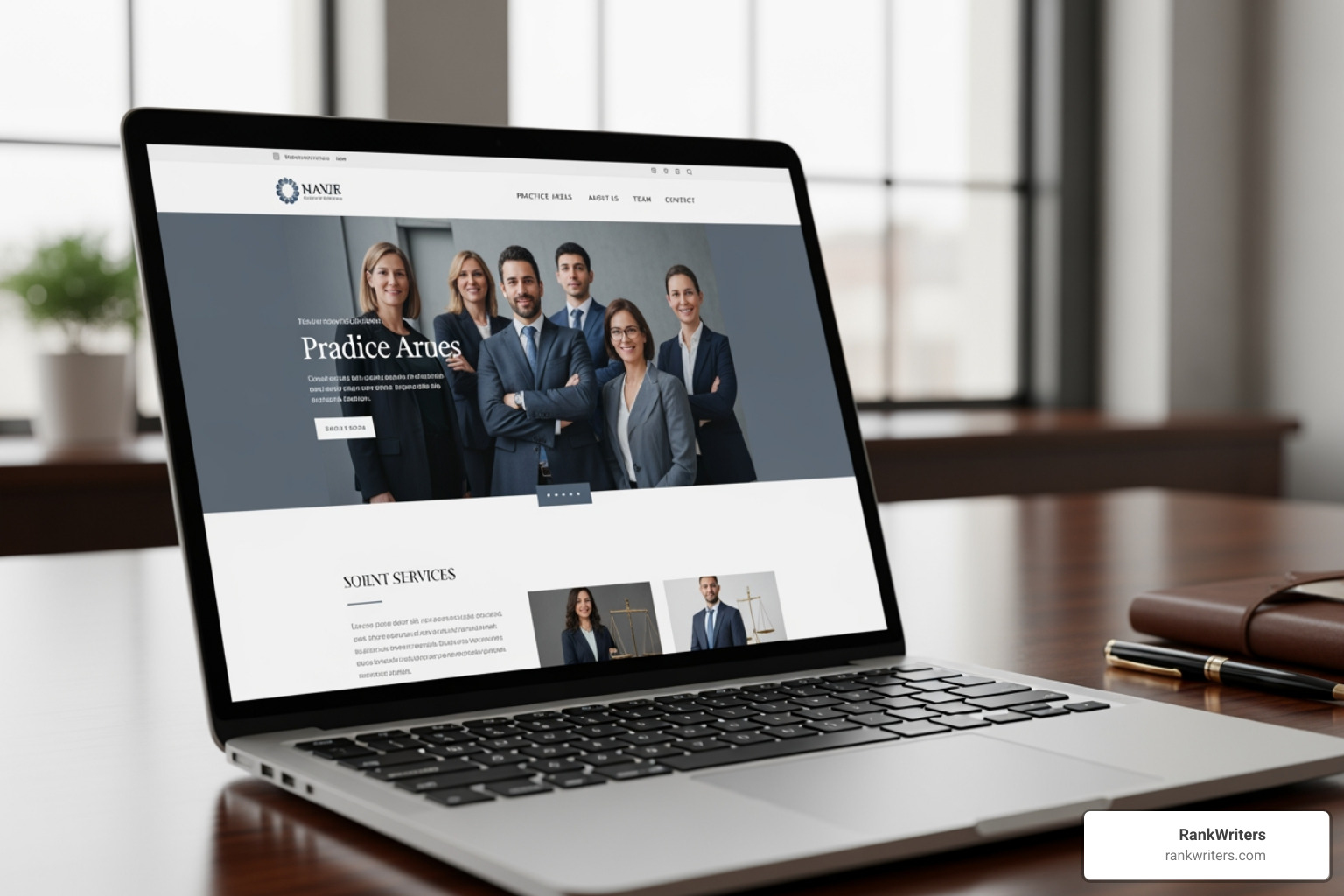 comparing a cluttered website to a clean, user-friendly design - web design for lawyers