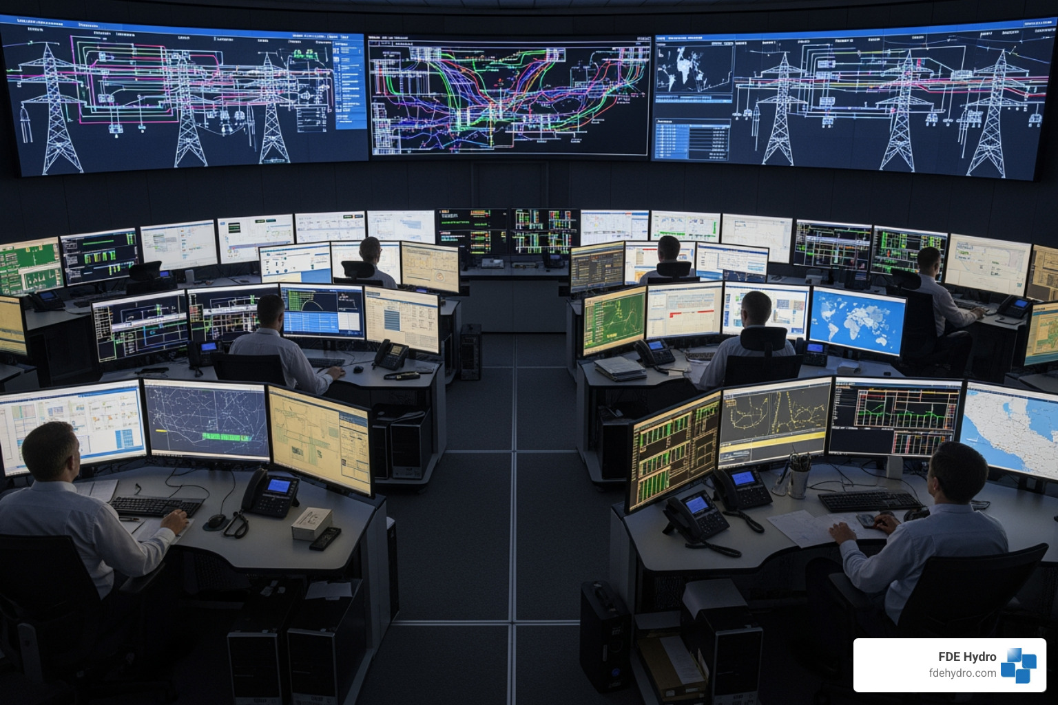 grid control room operators - black start