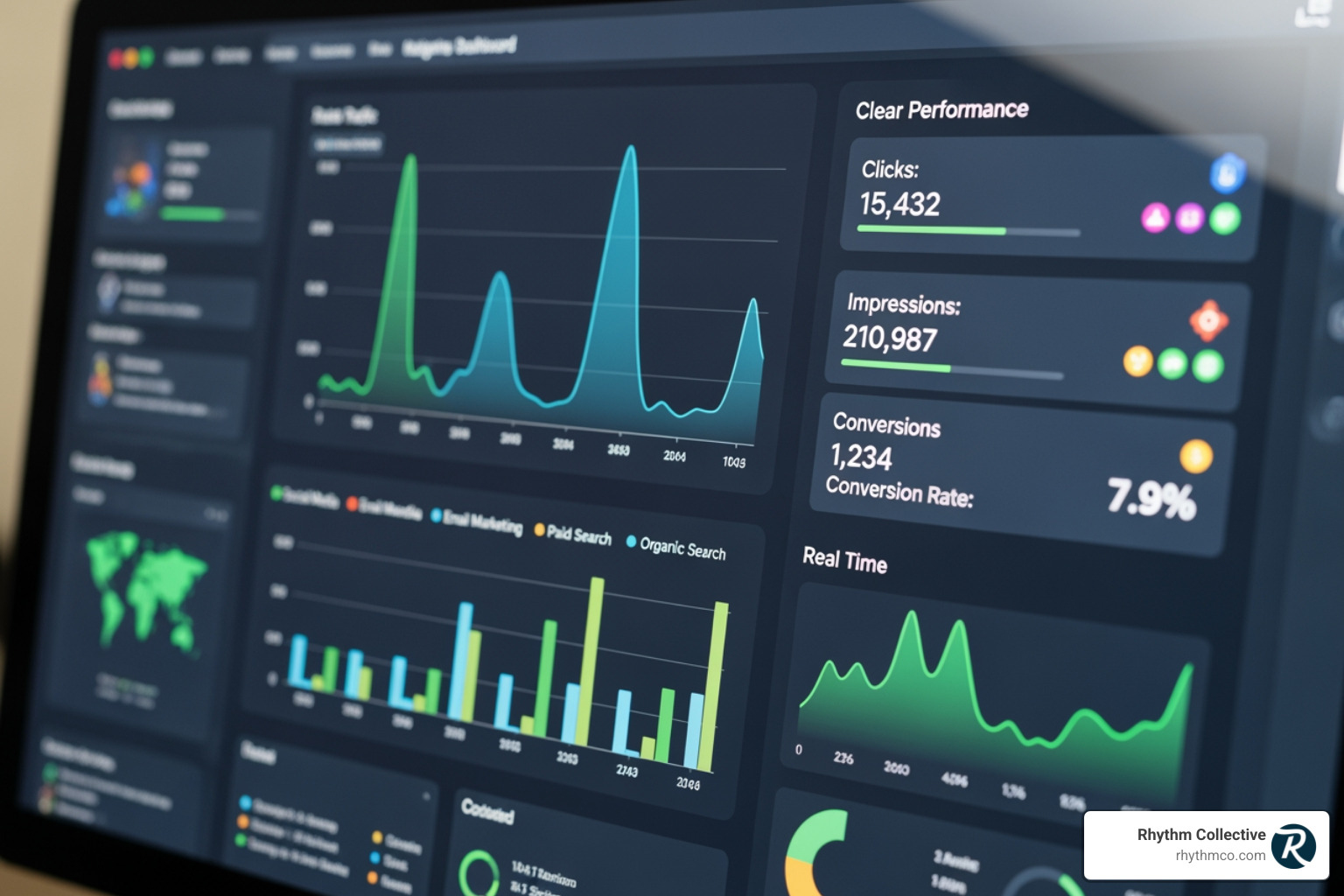 Dashboard showing ad performance metrics - Facebook ads Knoxville Dashboard showing ad performance metrics - Facebook ads Knoxville