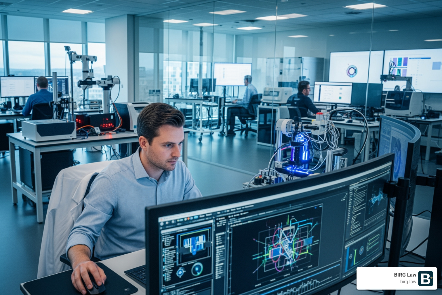 professional working in a high-tech lab or office setting - Eligibility for permanent residency