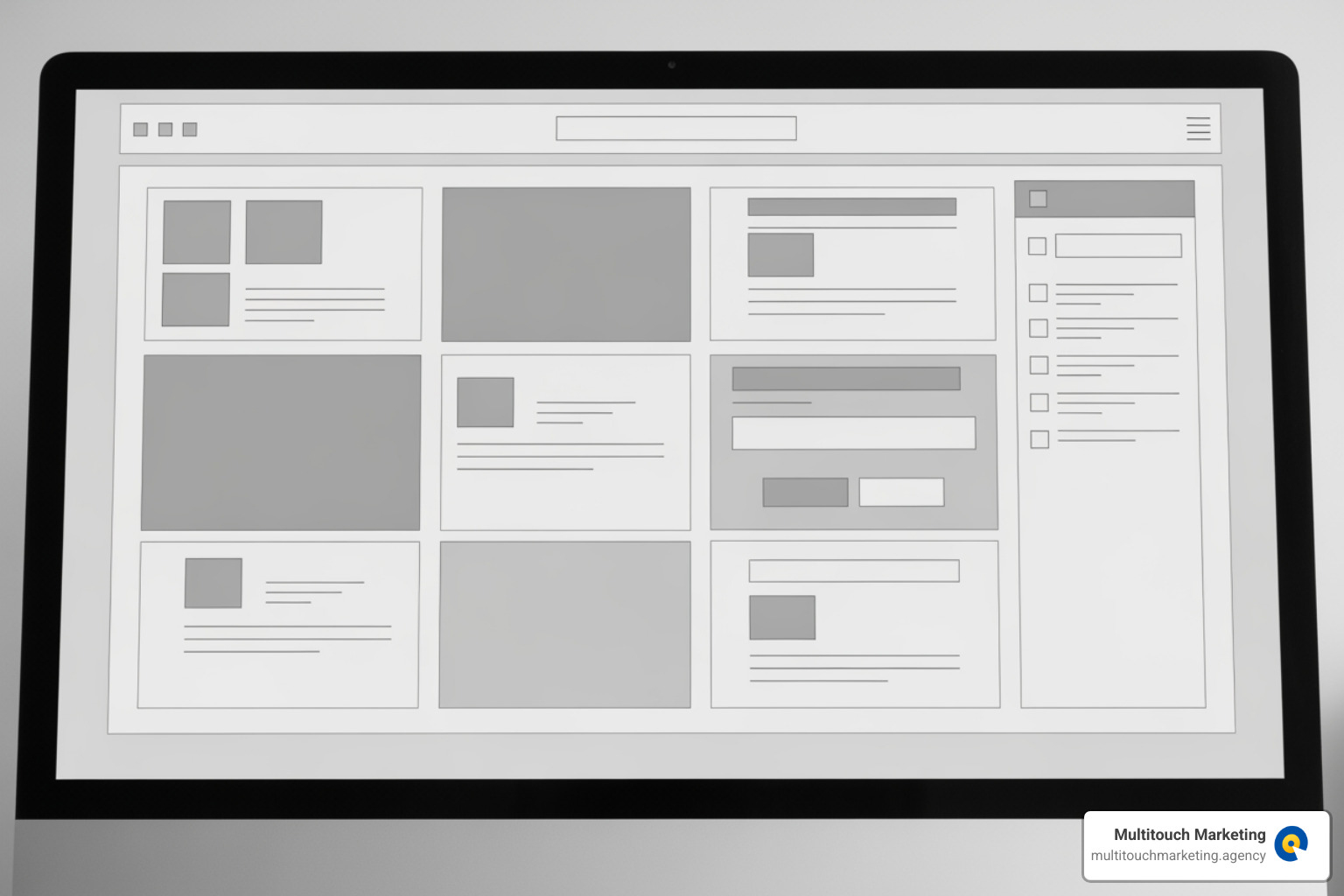 a user experience (UX) wireframe on a screen - raleigh web development a user experience (UX) wireframe on a screen - raleigh web development
