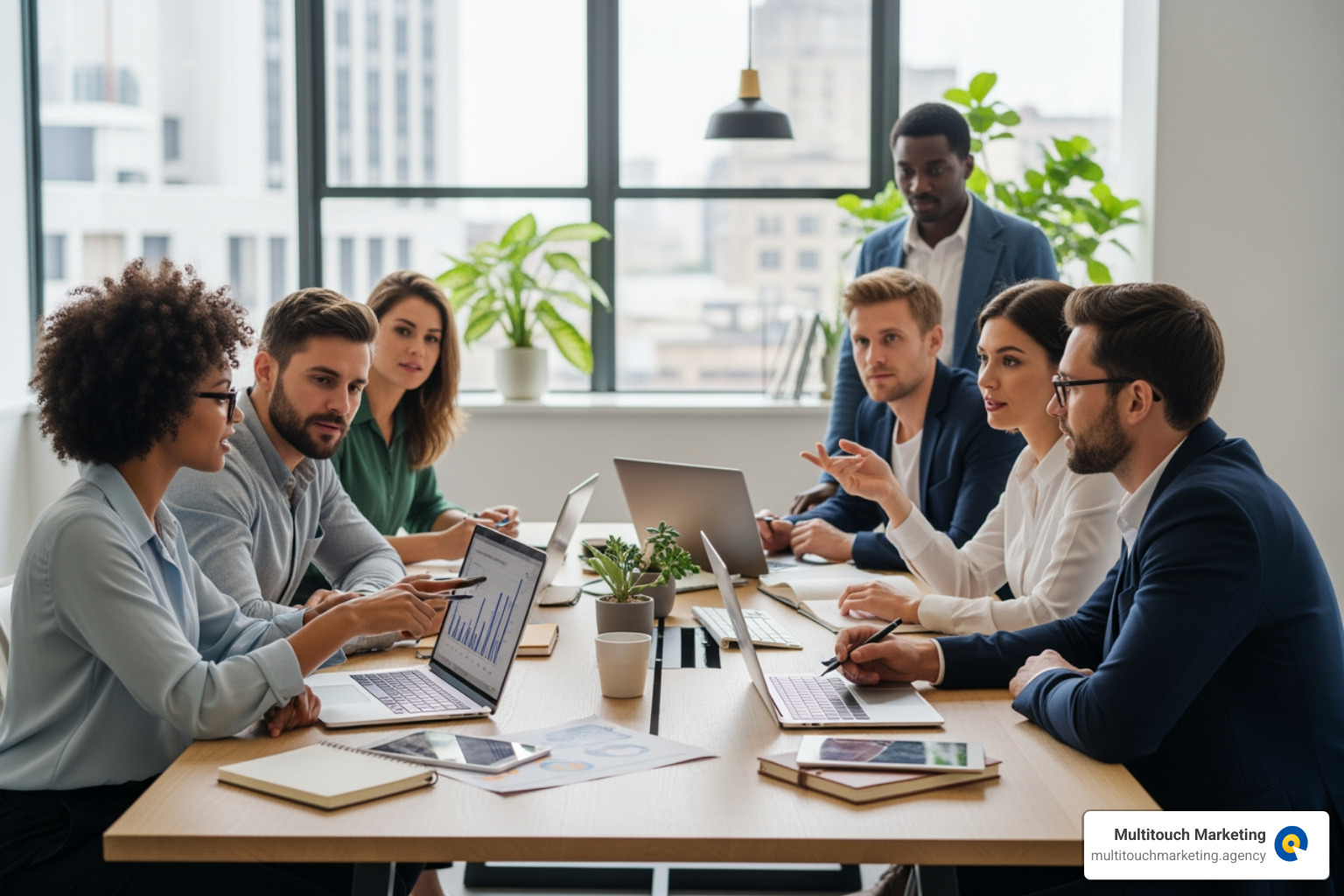a diverse team collaborating in a modern office setting - raleigh web development a diverse team collaborating in a modern office setting - raleigh web development
