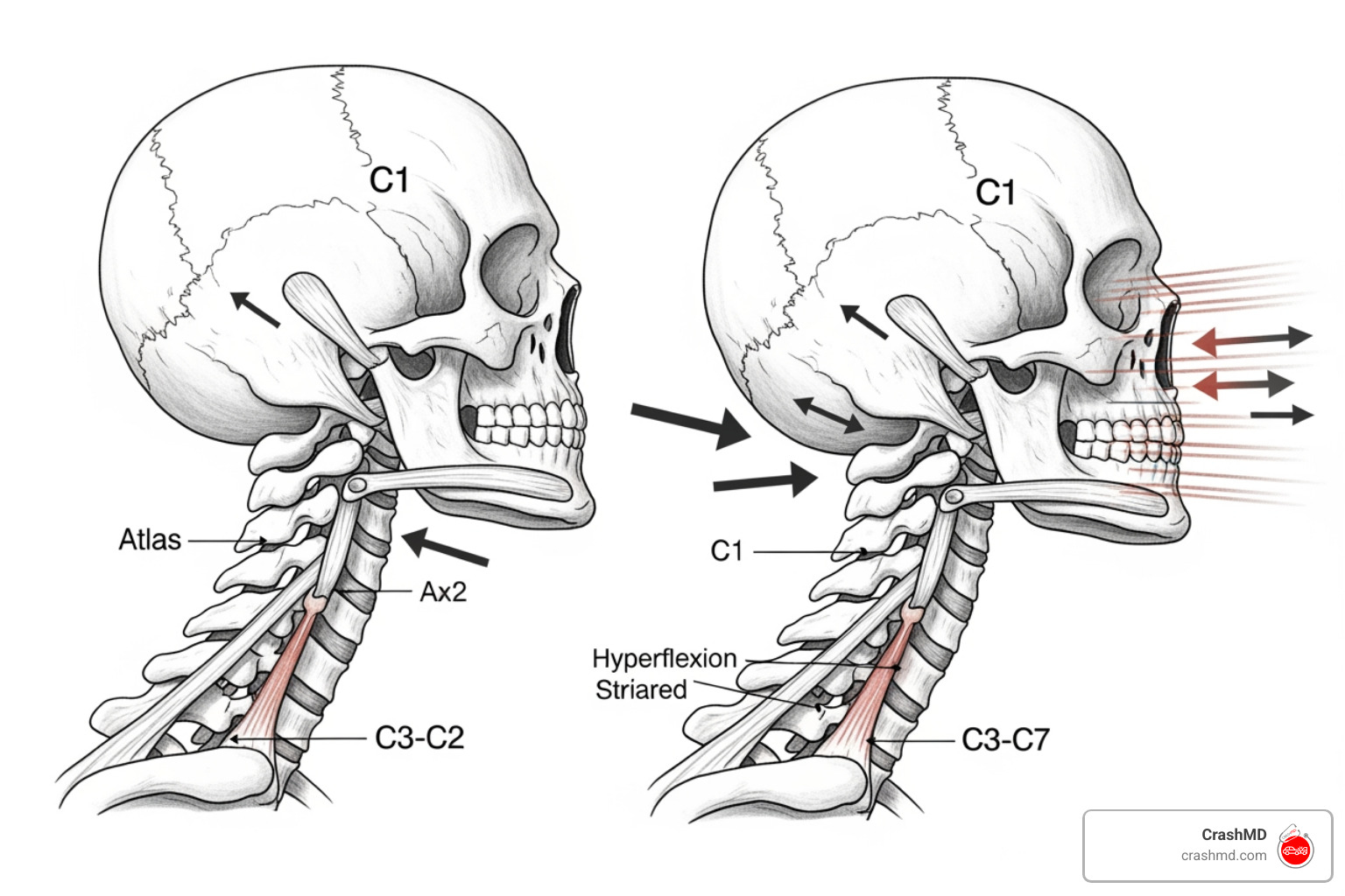 diagram of human spine and whiplash - car accident medical treatment diagram of human spine and whiplash - car accident medical treatment