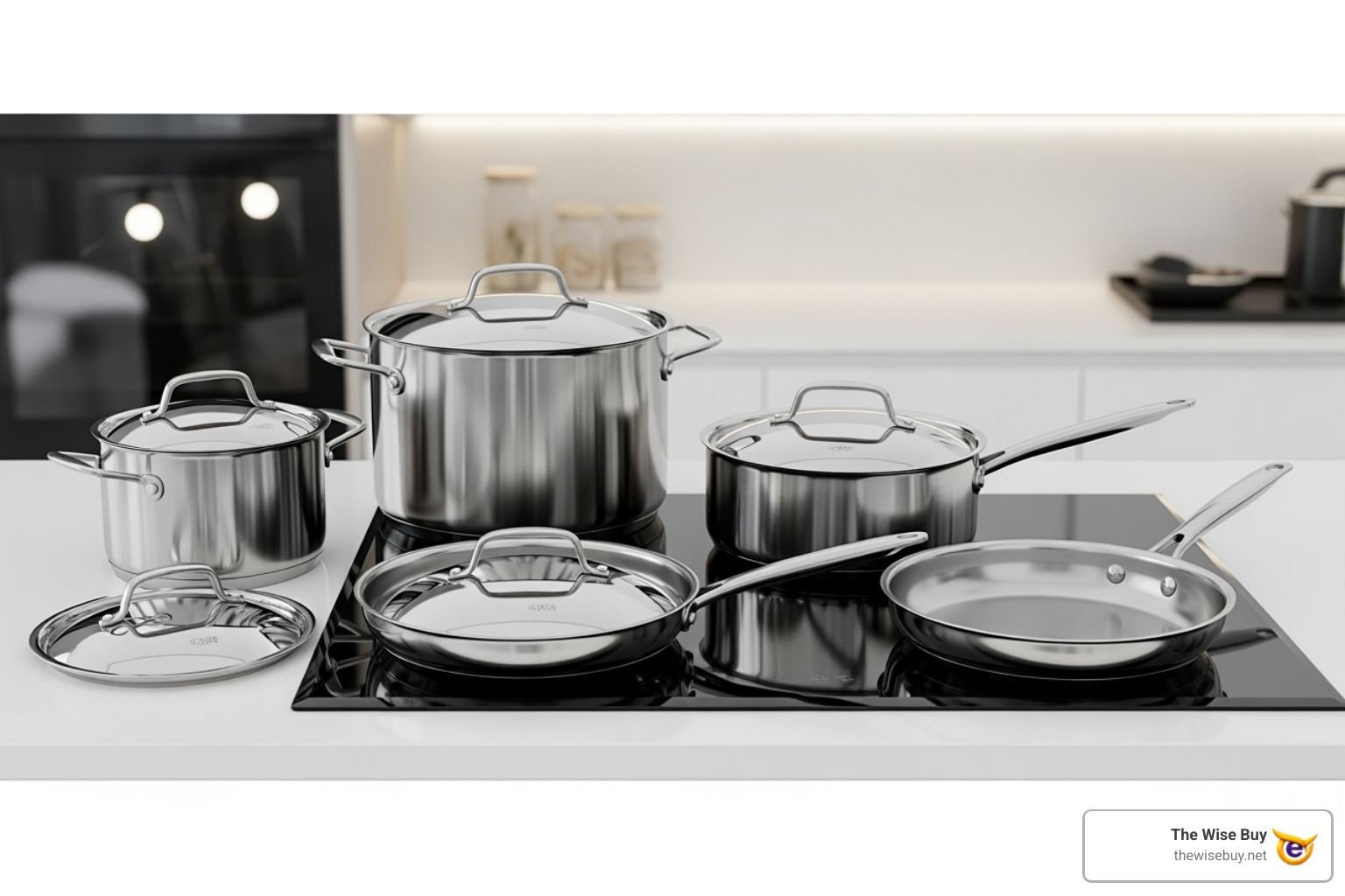 premium stainless steel cookware set - black friday deals cookware
