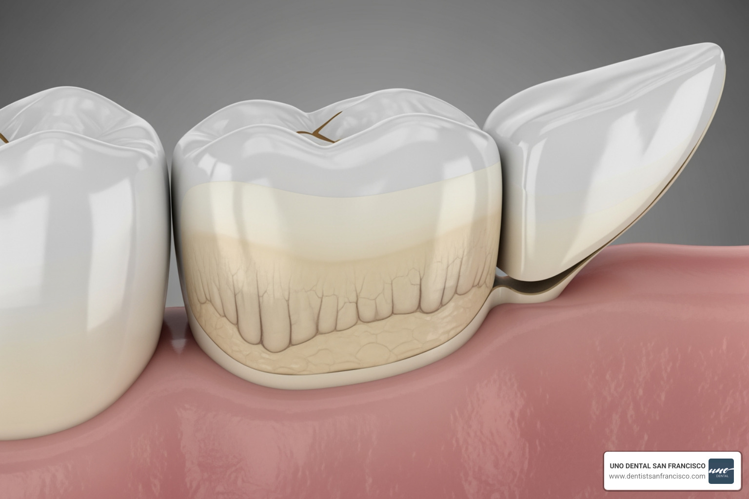 illustrating the small amount of enamel removed for a veneer - dental veneers pros and cons illustrating the small amount of enamel removed for a veneer - dental veneers pros and cons