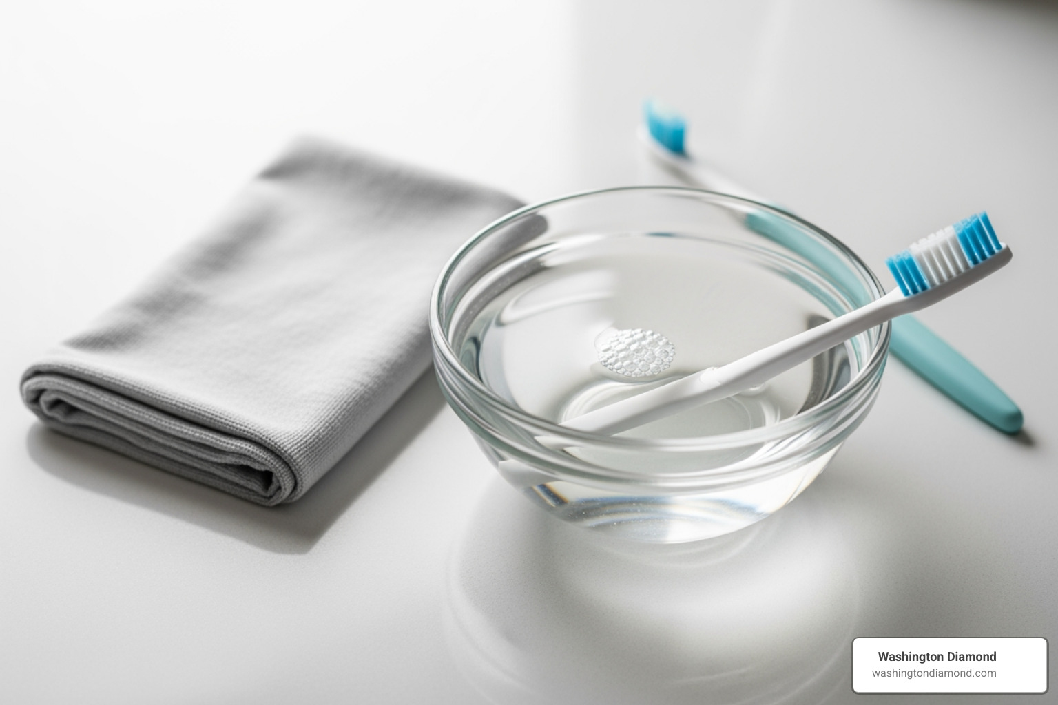 necessary cleaning supplies - best way to clean diamonds