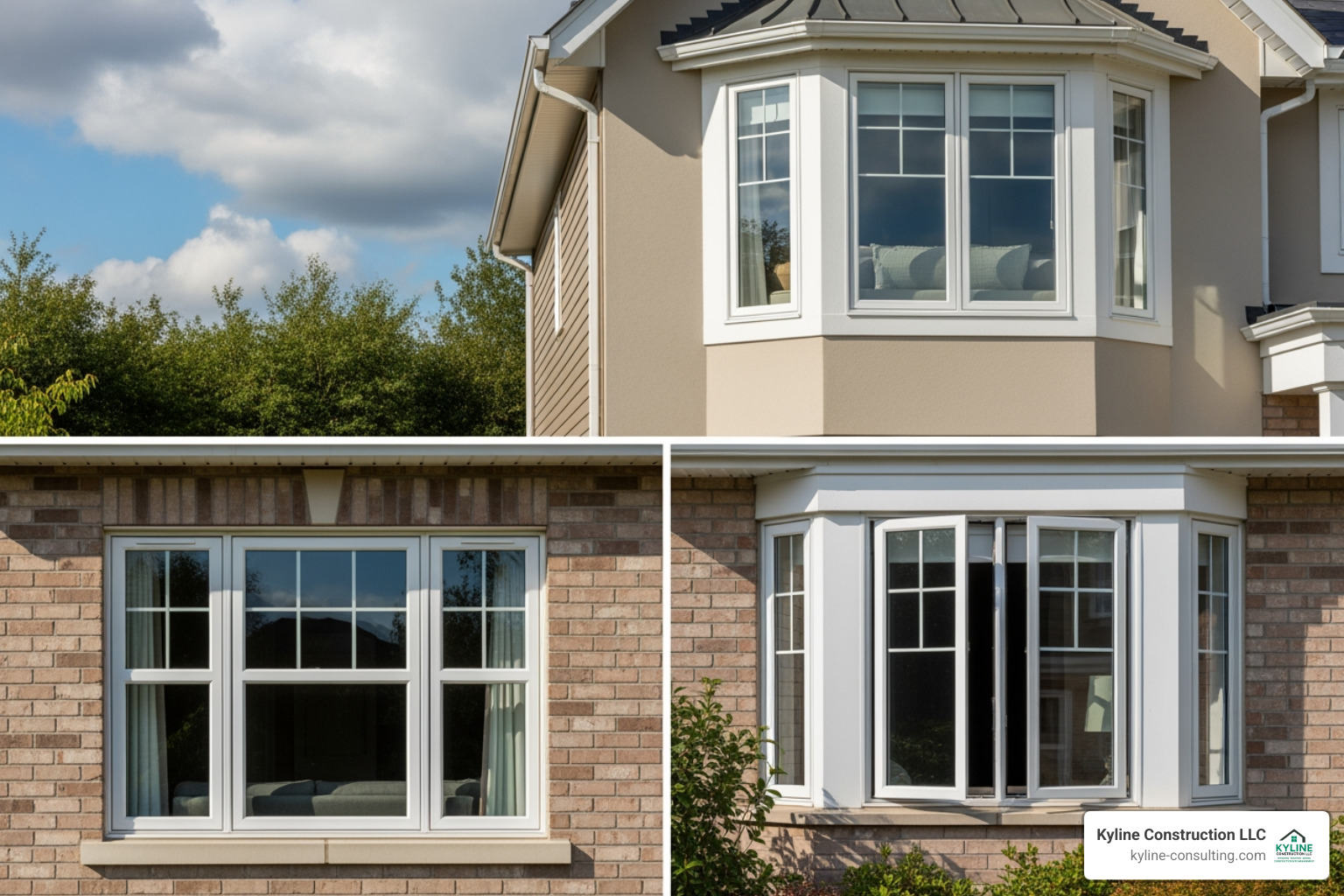 various window styles like double-hung, casement, and bay windows - replacement windows cincinnati ohio