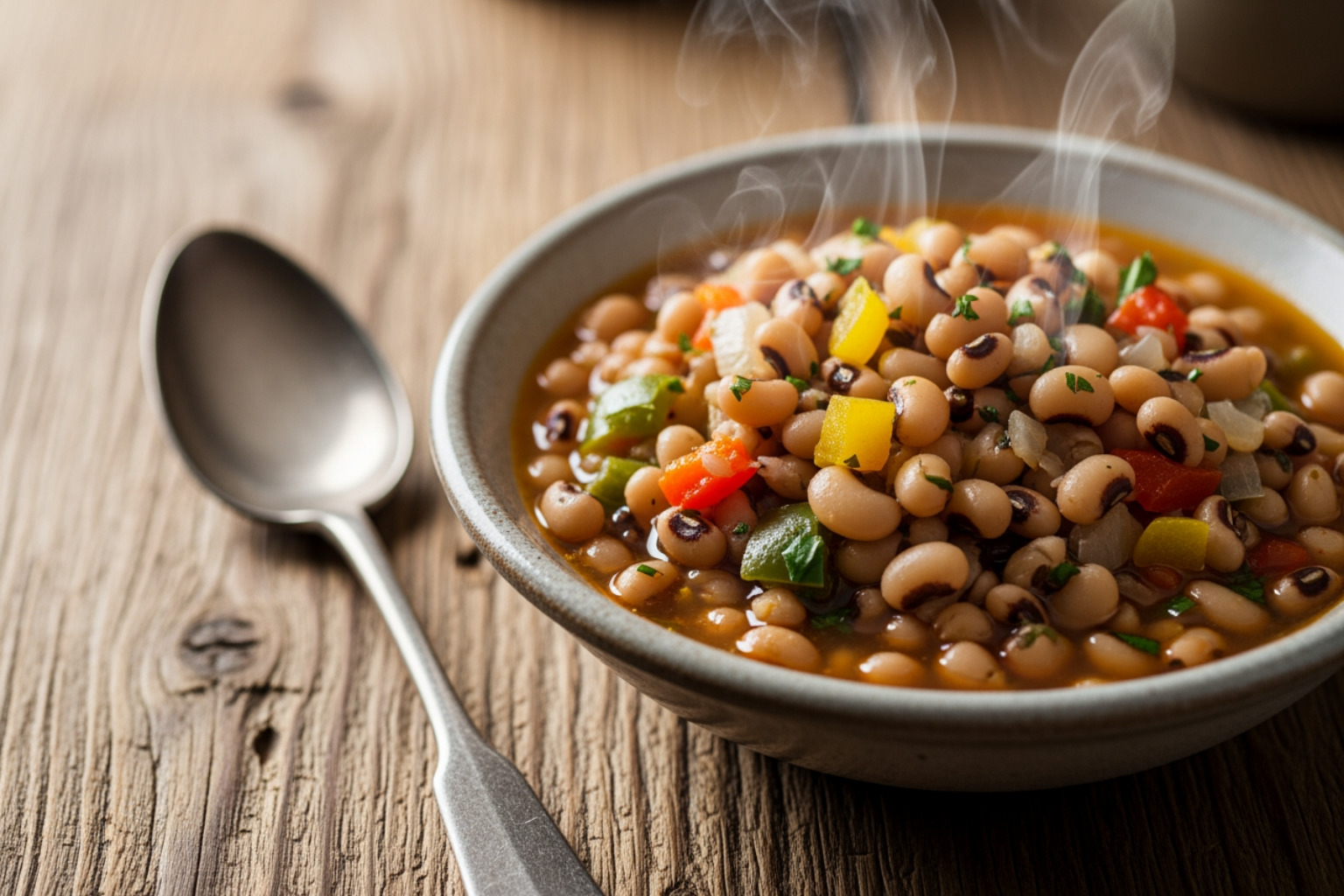 black eyed peas in bowl - black eyed peas recipe