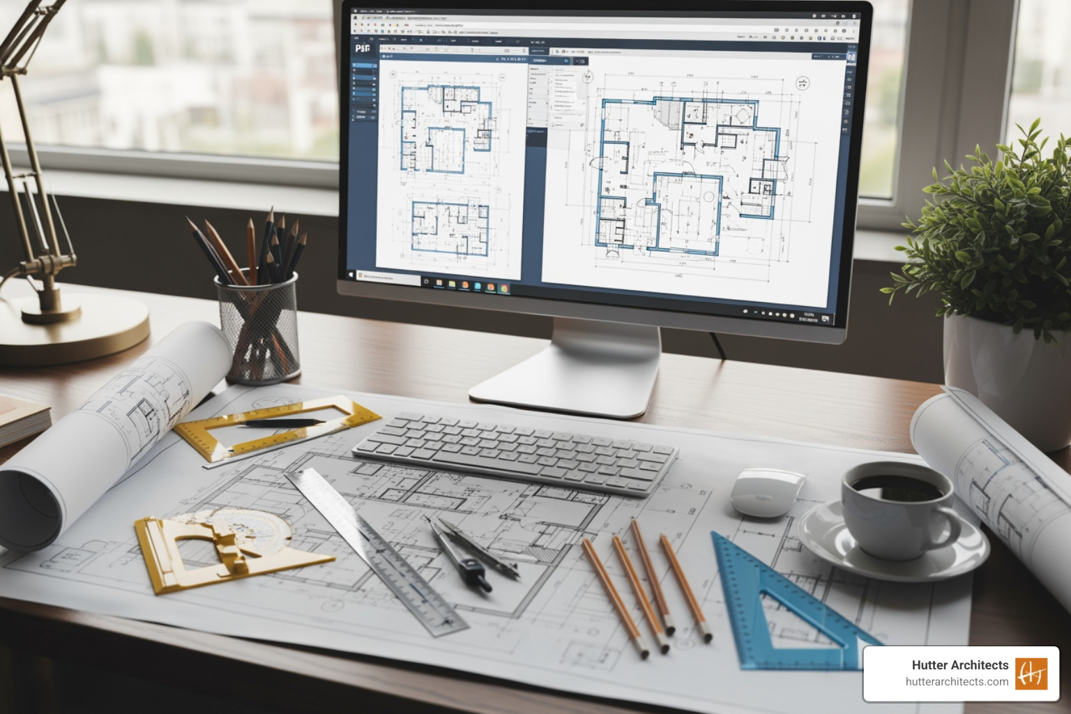 architect desk with PDF guide - eco friendly building materials pdf