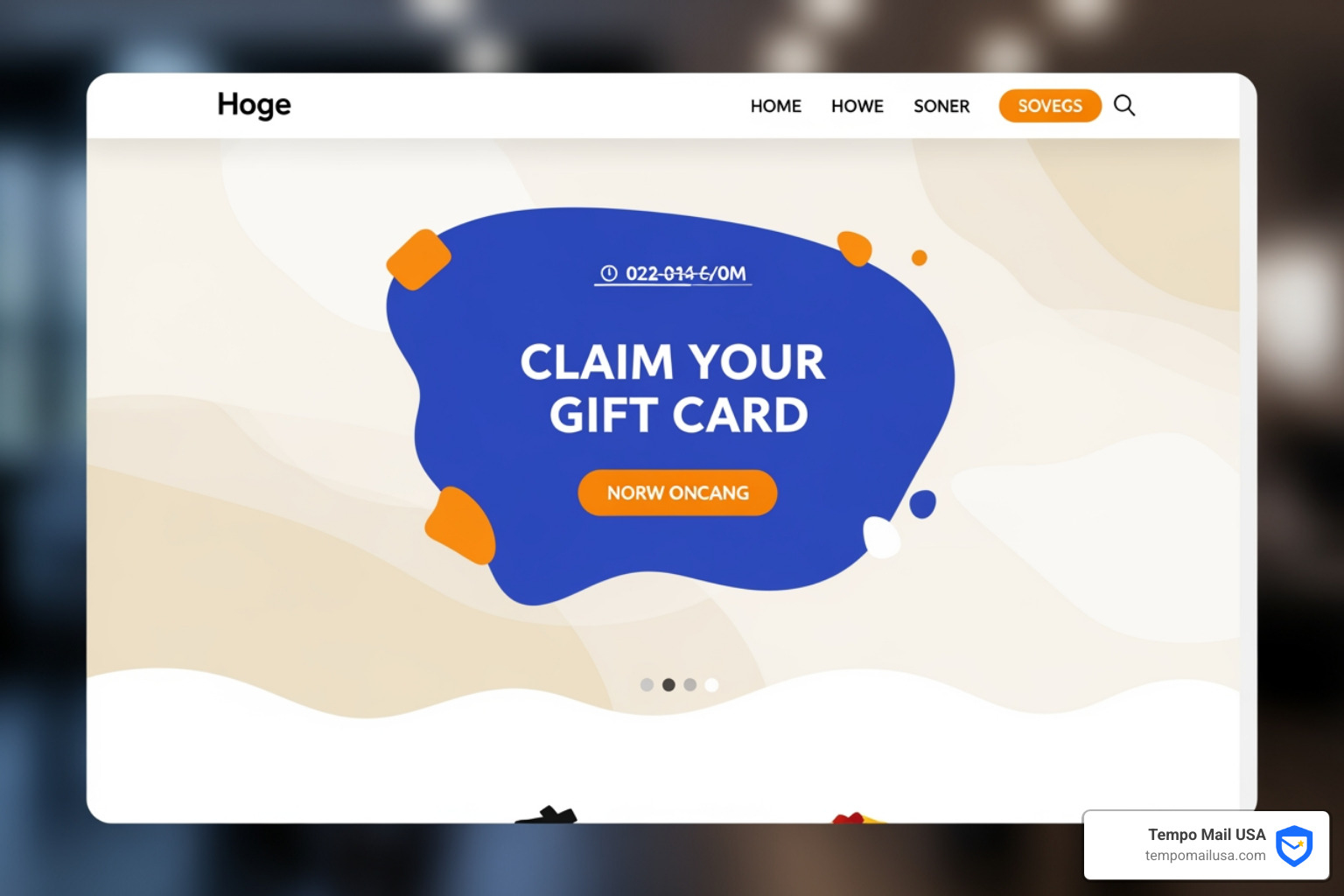 of the HaulGifted.com landing page - haulgifted.com scam