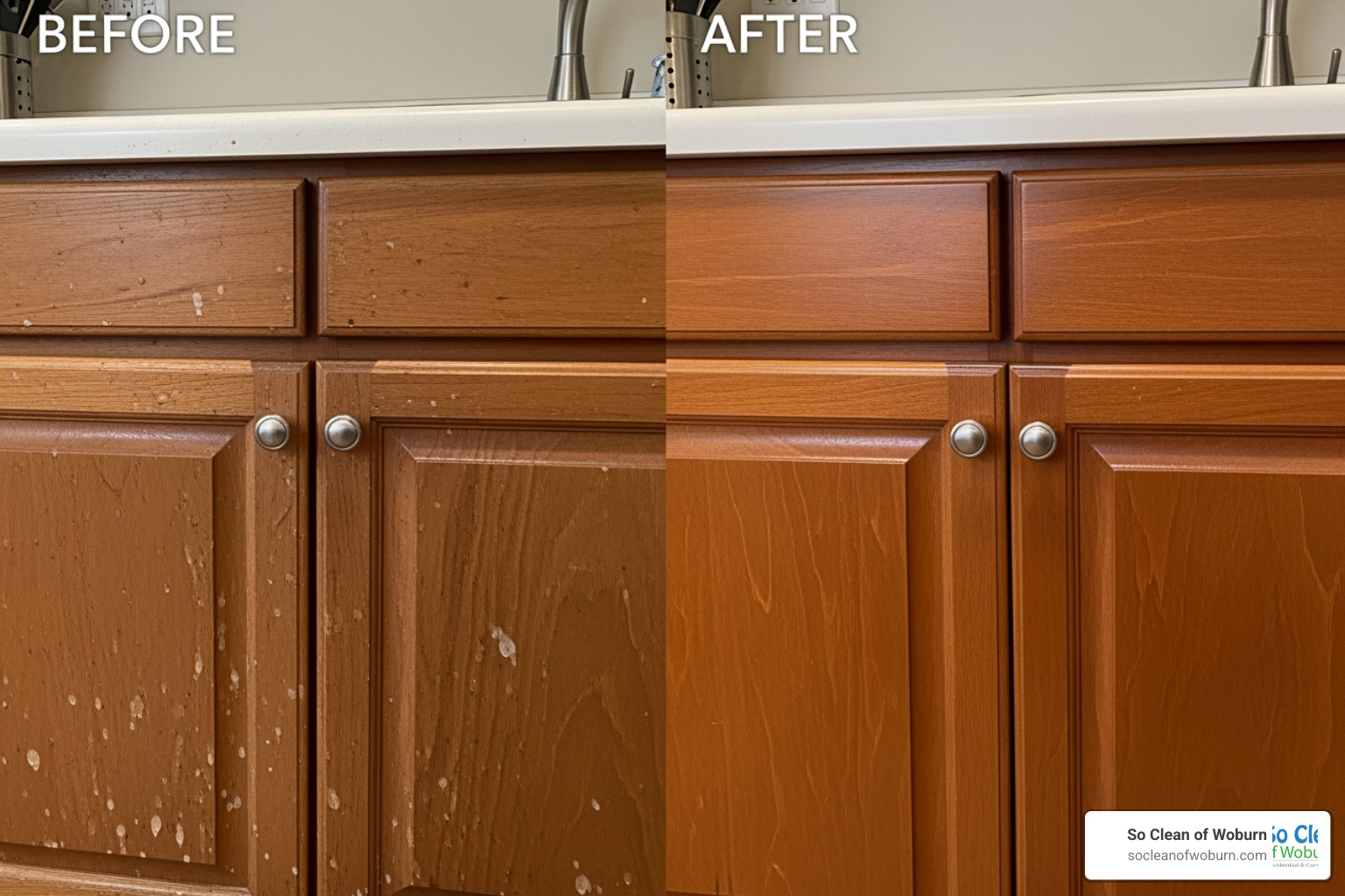 kitchen before and after professional cabinet cleaning - Cabinet cleaning service kitchen before and after professional cabinet cleaning - Cabinet cleaning service