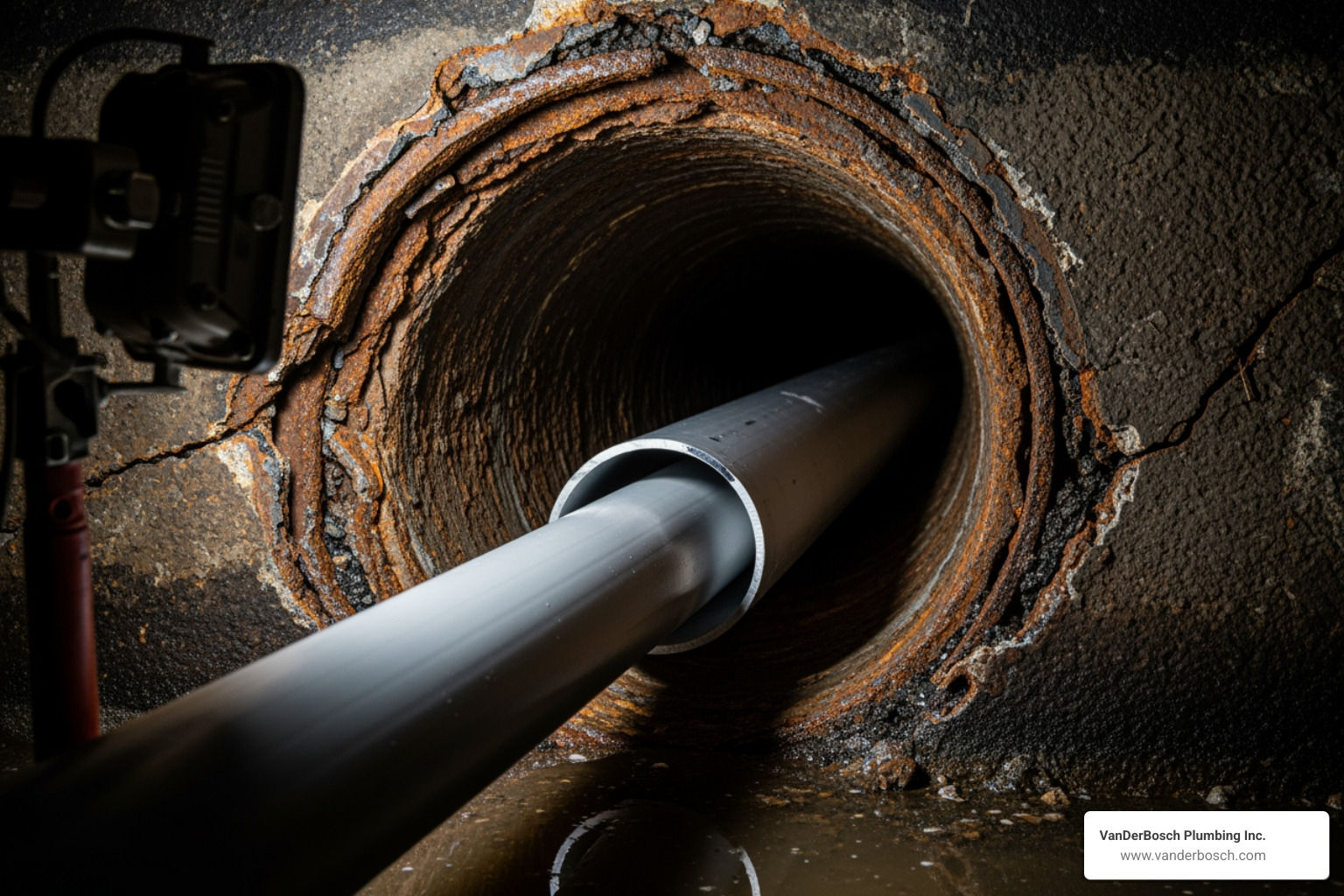 flexible epoxy liner being inserted into an old pipe - trenchless sewer replacement cost flexible epoxy liner being inserted into an old pipe - trenchless sewer replacement cost