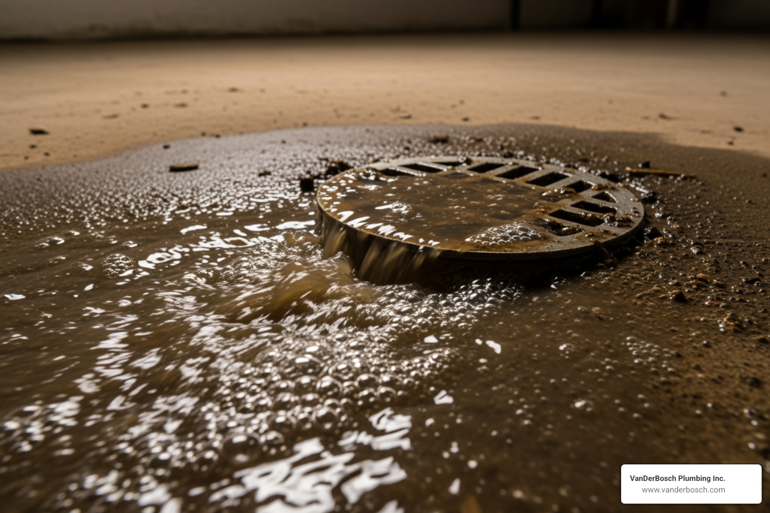 basement floor drain with water backing up - Main sewer line basement floor drain with water backing up - Main sewer line