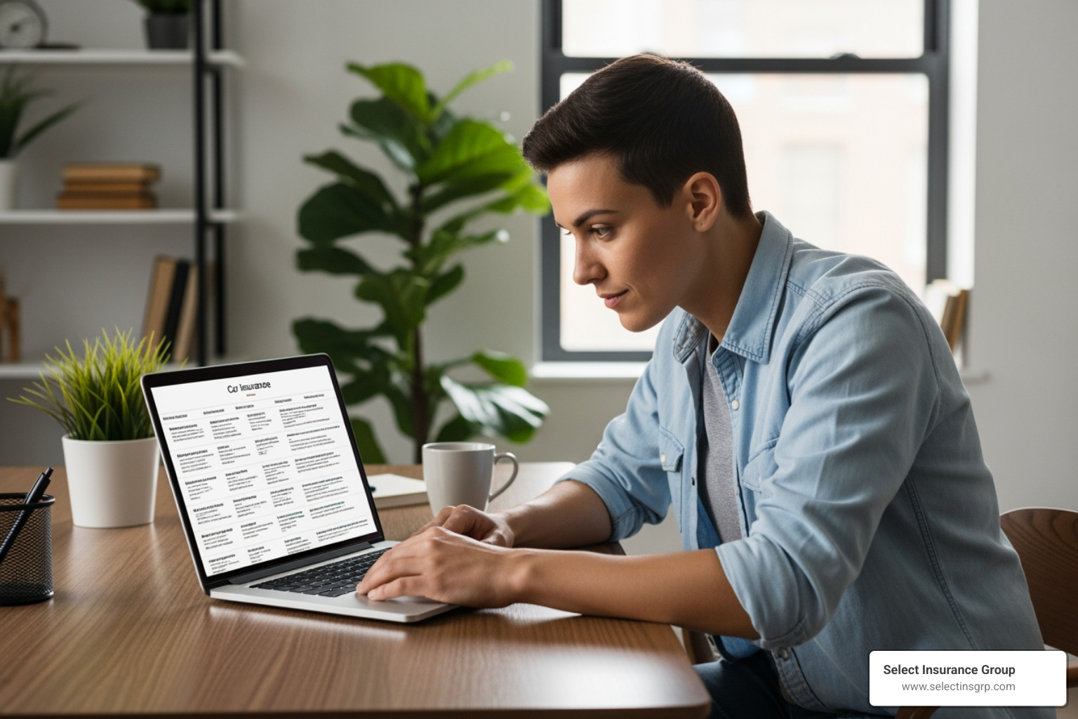 Person comparing insurance quotes on a laptop - affordable insurance tampa