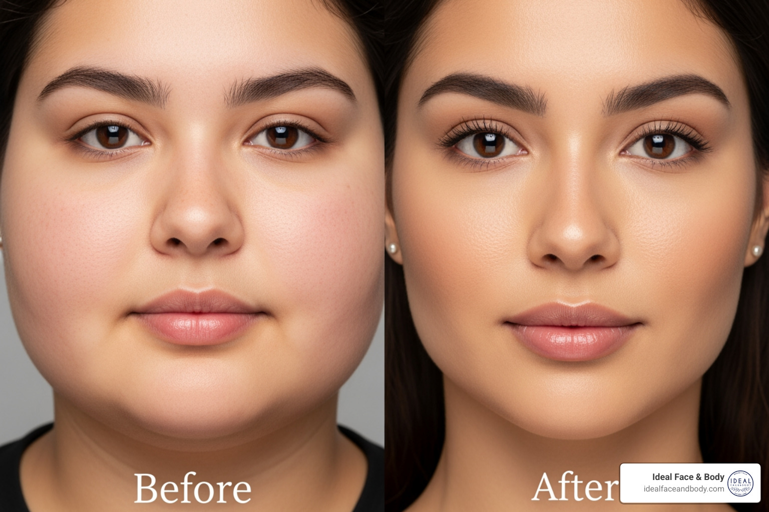 Before and after buccal fat removal - facial slimming surgery Before and after buccal fat removal - facial slimming surgery