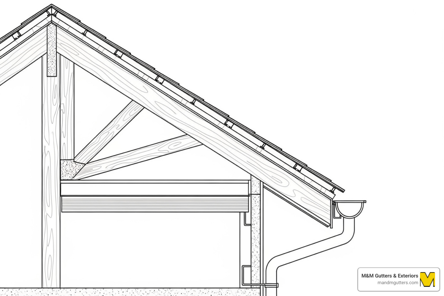 roof cross-section showing fascia board, soffit, gutter, and rafters labeled - fascia boards upvc roof cross-section showing fascia board, soffit, gutter, and rafters labeled - fascia boards upvc