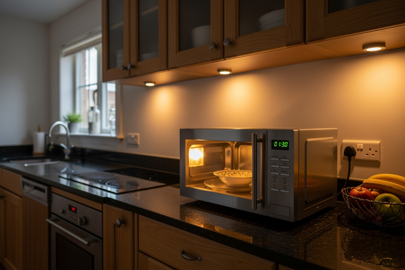 Kitchen lights dimming as a microwave turns on - what is a dedicated circuit Kitchen lights dimming as a microwave turns on - what is a dedicated circuit