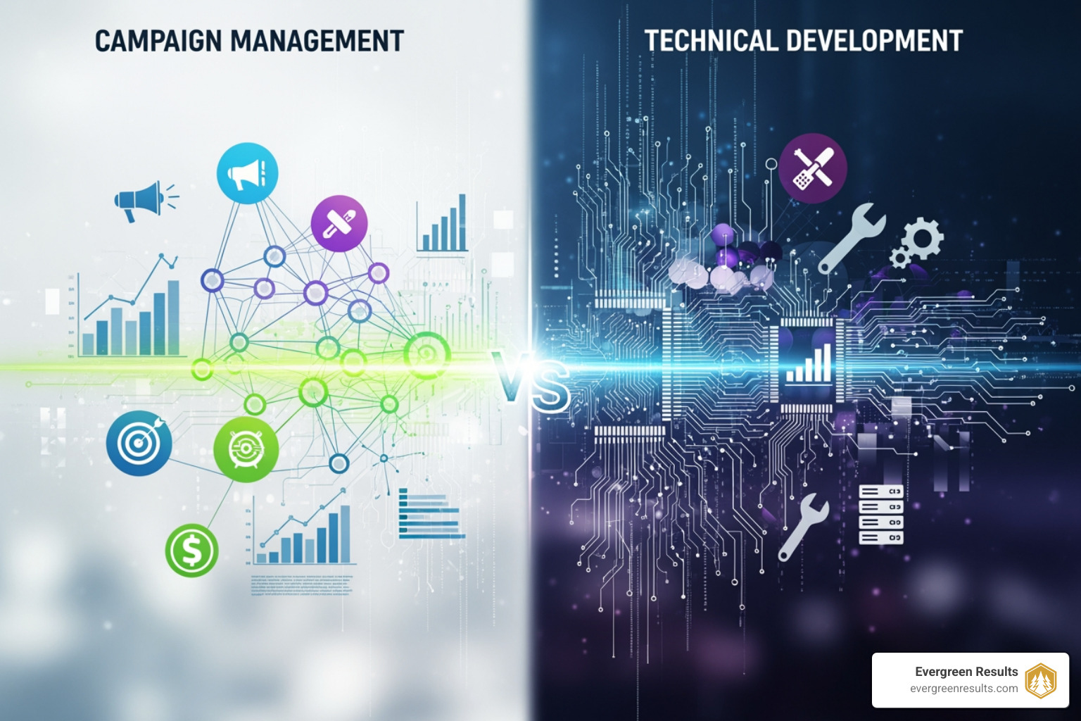 flowchart comparing ad agencies - digital advertising development agency