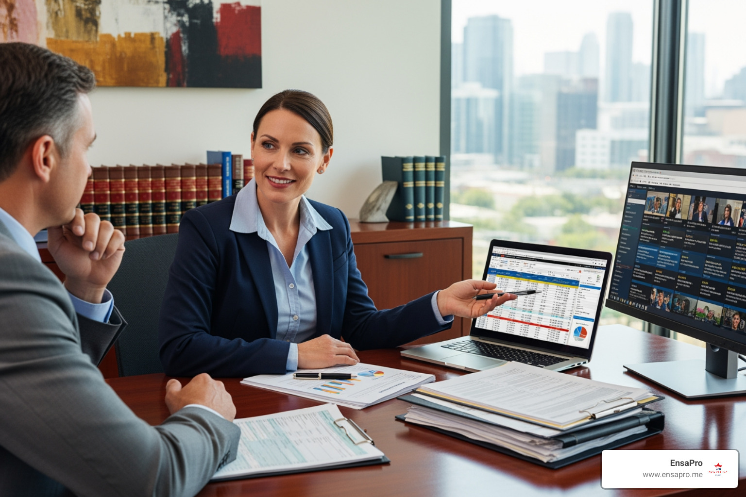 flowchart showing EnsaPro tax advisor services - tax advisors in my area