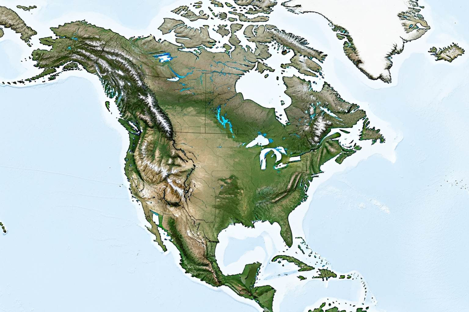 image of a map of North America highlighting different regions - Plumber Certification Requirements