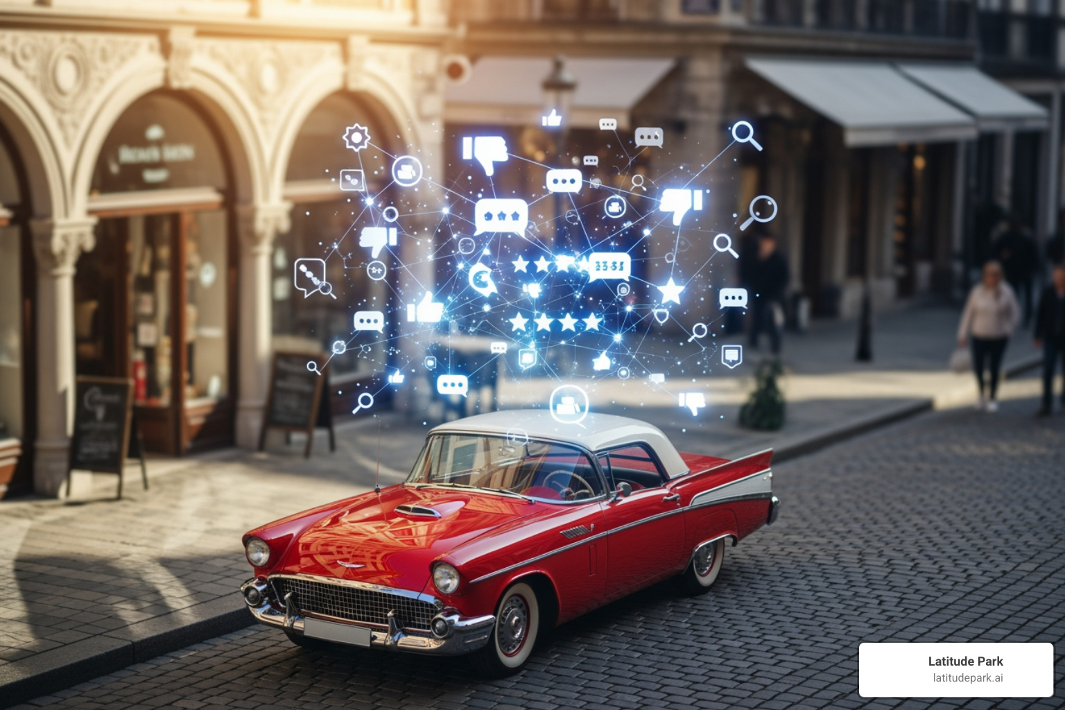 dashboard showing review ratings and sentiment analysis - automotive online reputation management