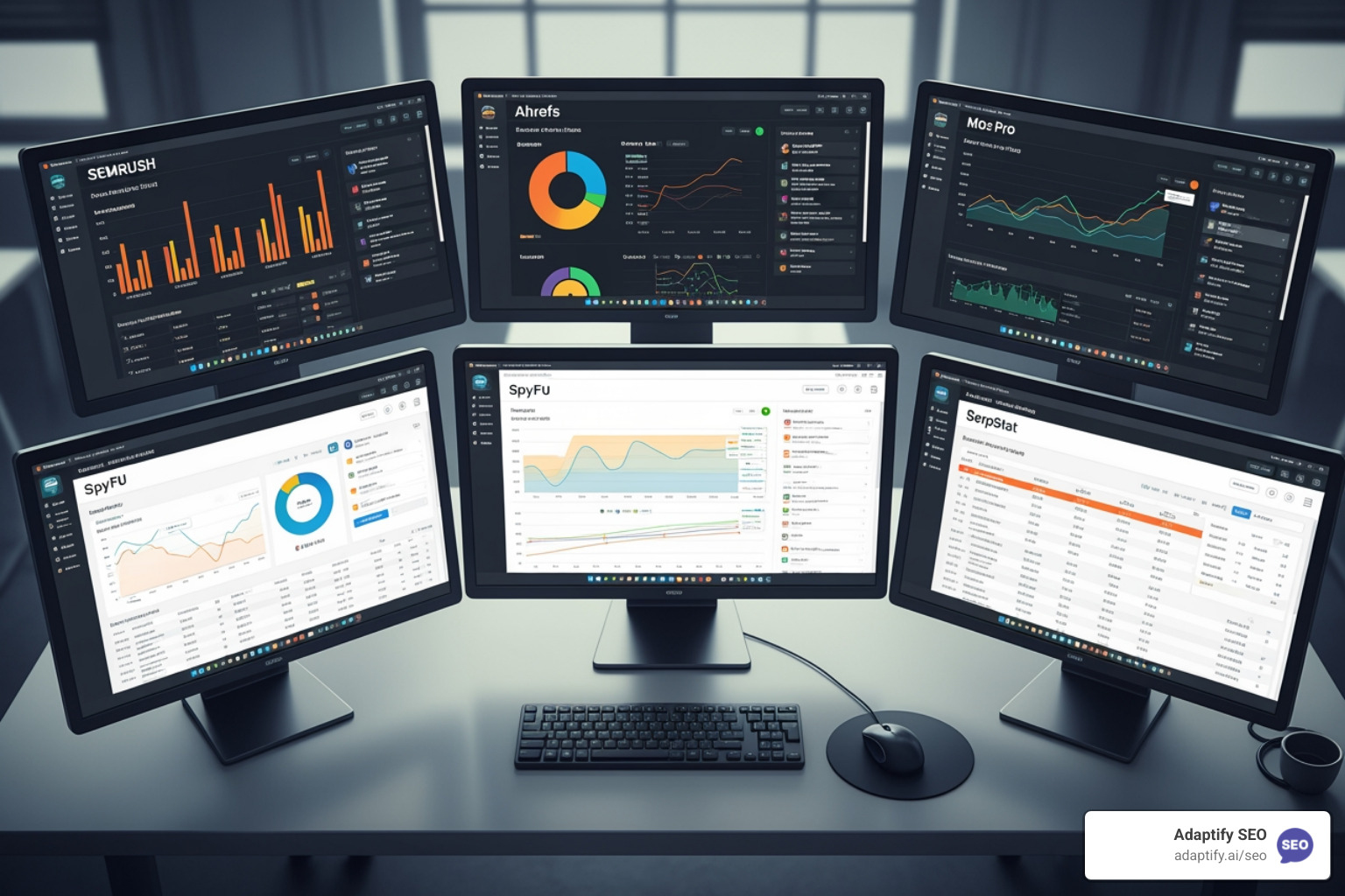 comparison of all-in-one tool interfaces - Scalable SEO software