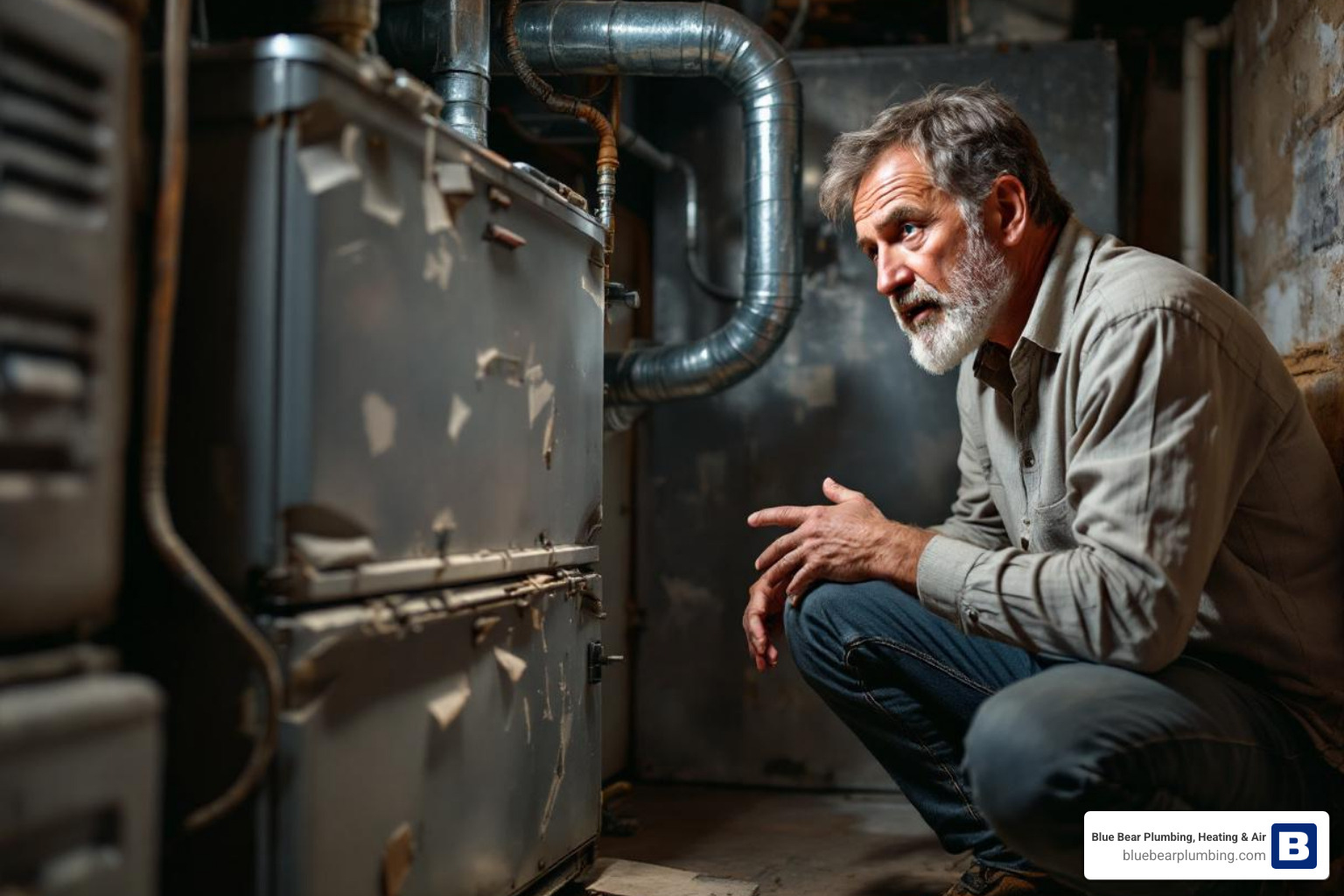 infographic showing five warning signs that indicate you need a new furnace: furnace is over 15 years old, energy bills are rising unexpectedly, you're making frequent repair calls, some rooms are too cold while others are too hot, and you hear banging or rattling noises from the system - furnace installation in norwell, ma infographic showing five warning signs that indicate you need a new furnace: furnace is over 15 years old, energy bills are rising unexpectedly, you're making frequent repair calls, some rooms are too cold while others are too hot, and you hear banging or rattling noises from the system - furnace installation in norwell, ma