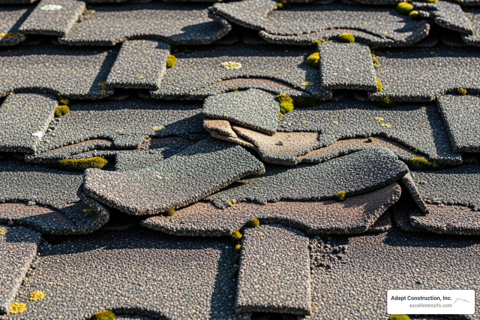 Curling and cracked asphalt shingles - residential roof replacement contractor Curling and cracked asphalt shingles - residential roof replacement contractor