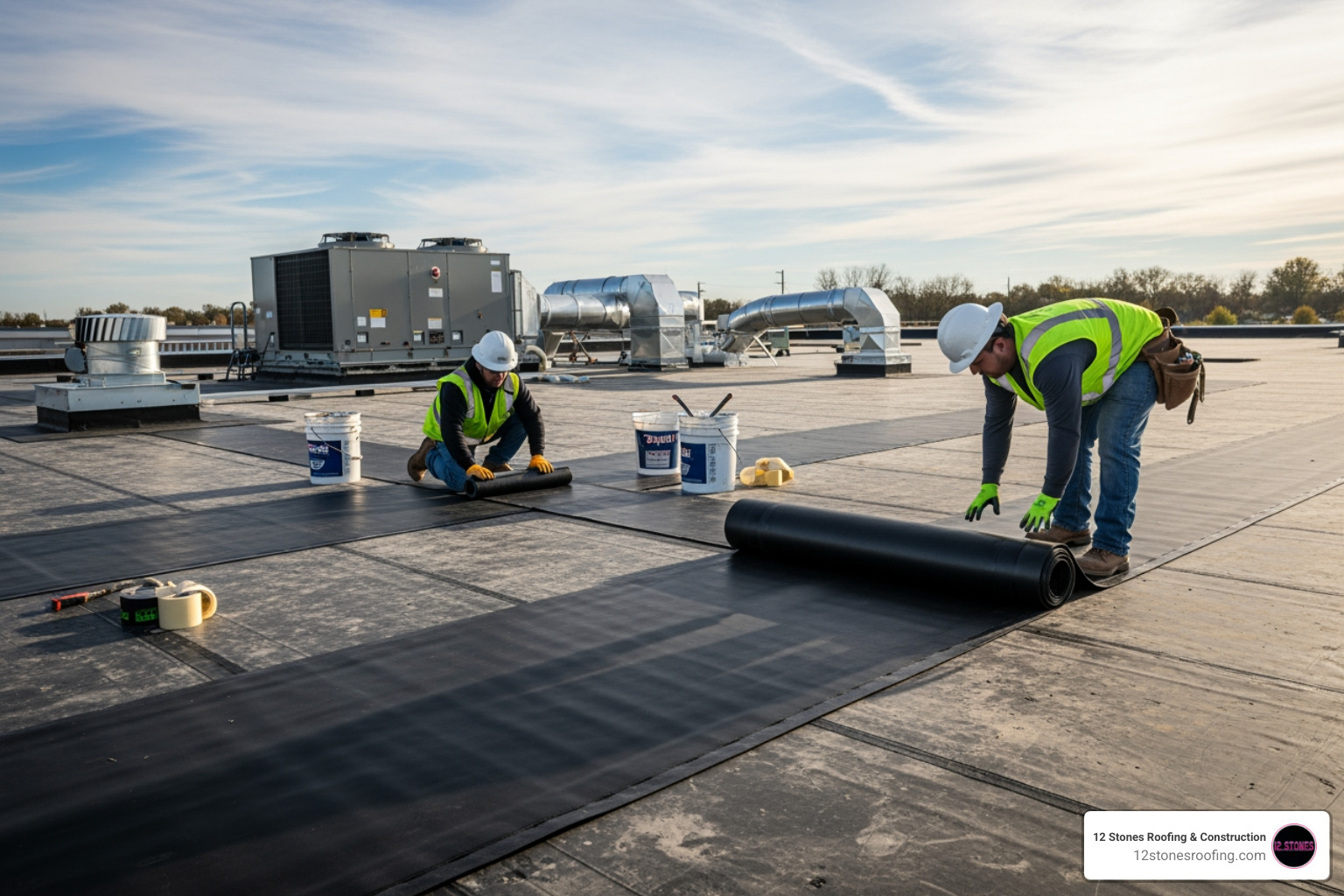 EPDM being used as a waterproof seal around a window frame - epdm in construction