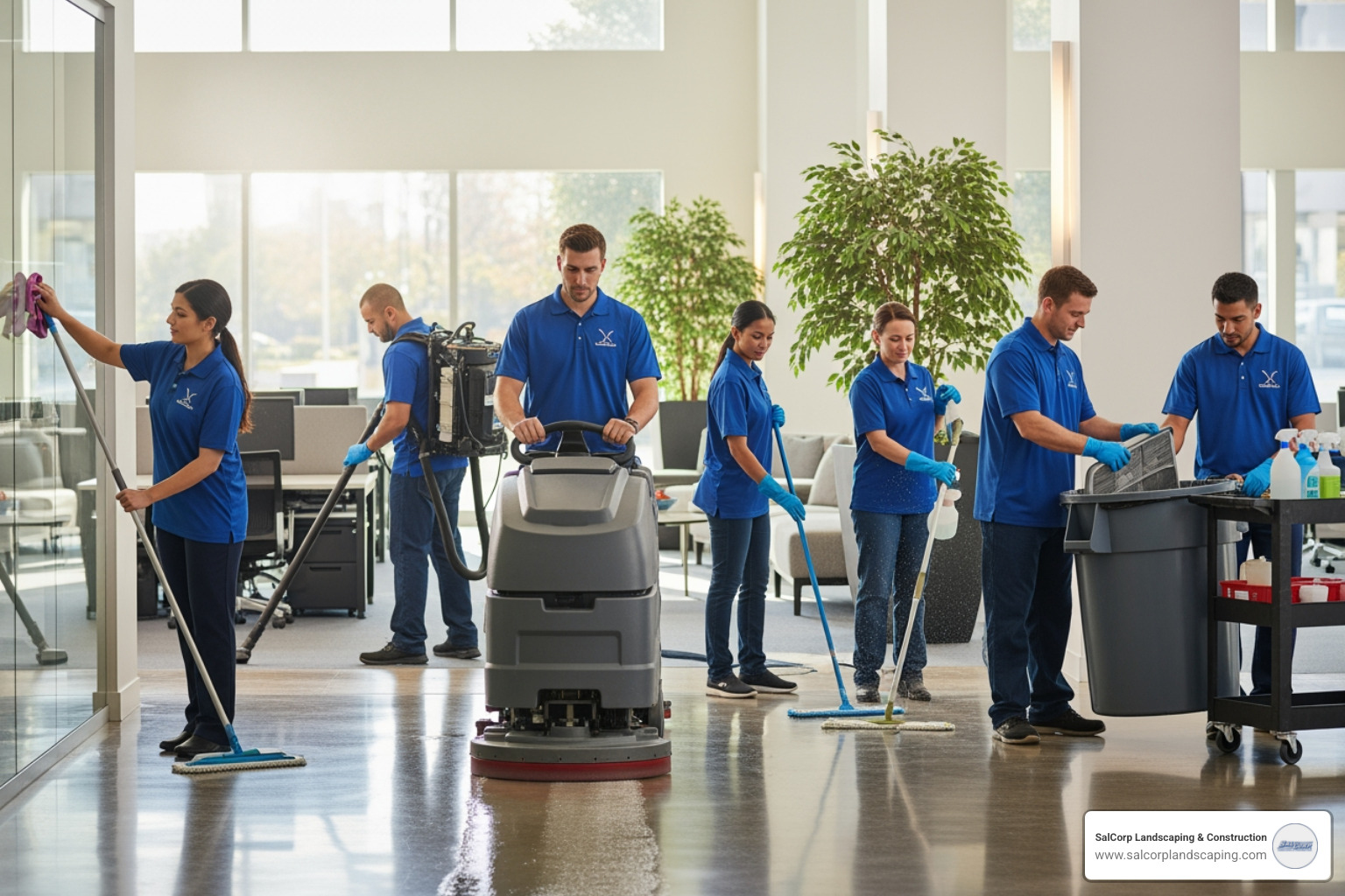 professional cleaning team with modern equipment - best commercial cleaning companies professional cleaning team with modern equipment - best commercial cleaning companies