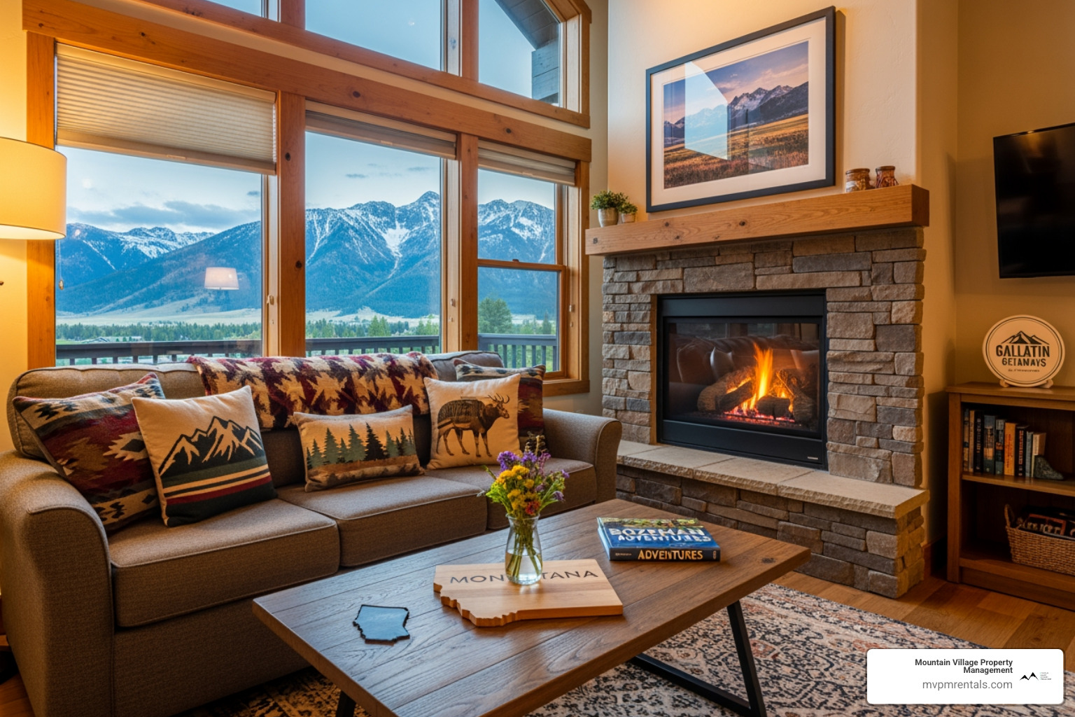 financial report or dashboard showing rental income growth - Bozeman vacation rental management