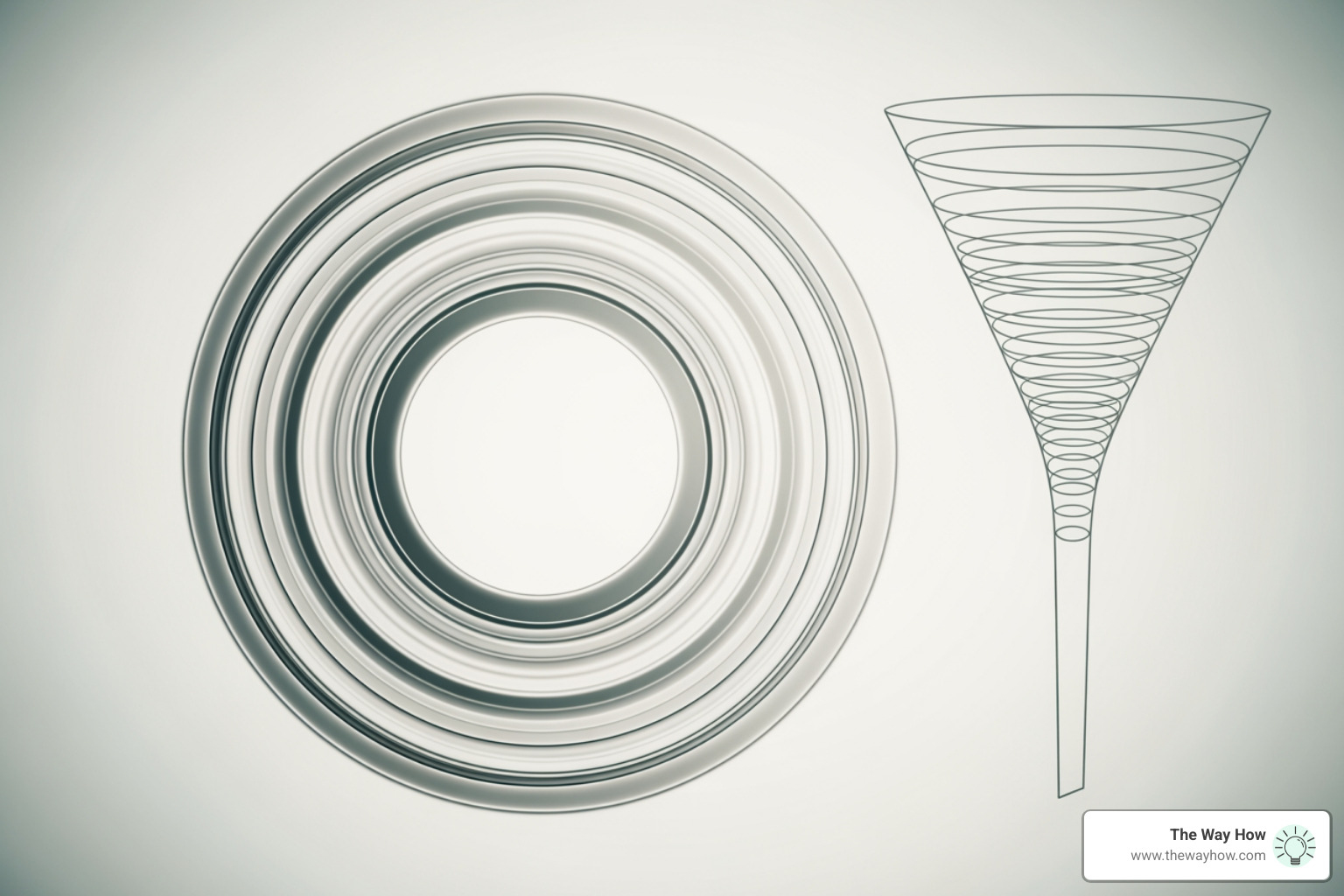 flywheel model contrasting with a traditional sales funnel - go-to-market strategy