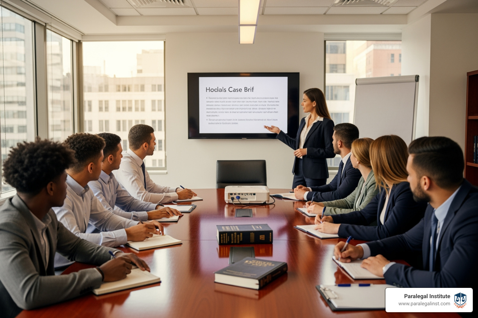 student engaged in an online class with a live instructor - legal office training