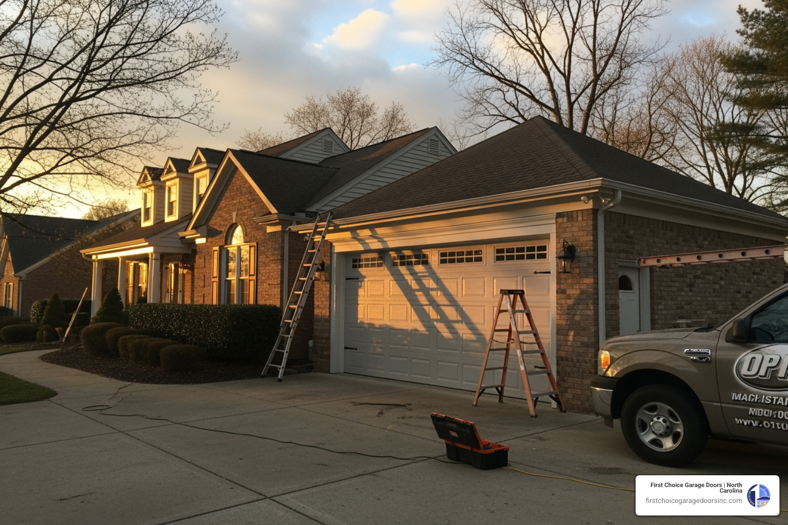 Infographic explaining the benefits of a new garage door, including increased home value, security, and energy efficiency. - garage door installation in easton md