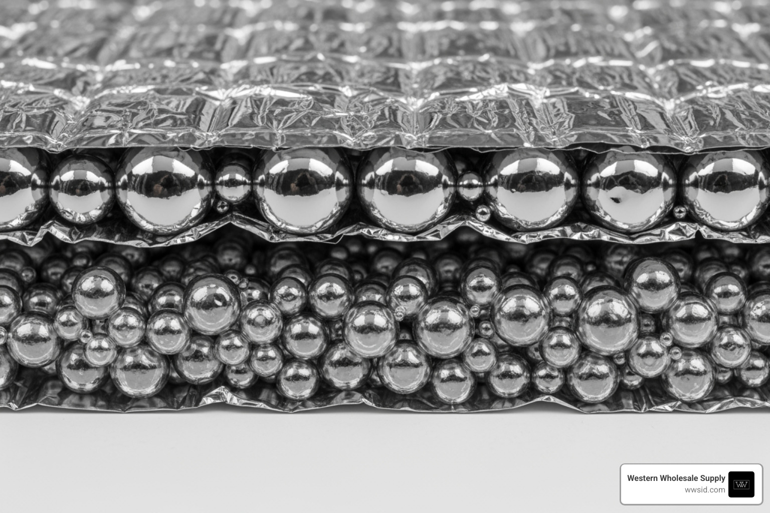 cross-section of double bubble foil insulation - heat resistant bubble wrap cross-section of double bubble foil insulation - heat resistant bubble wrap