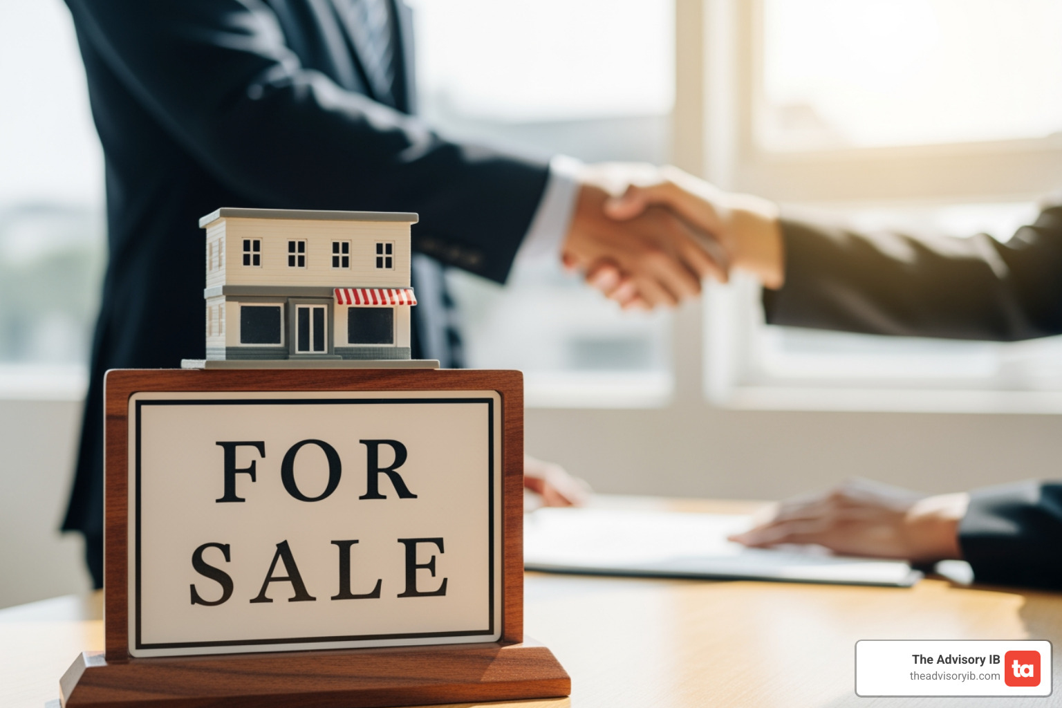 infographic showing the 5 phases of selling a business: preparation and valuation, going to market, negotiation and due diligence, closing the deal, and post-sale transition - sell my business