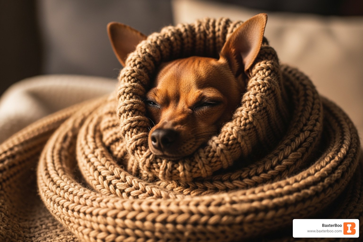 small short-haired dog snuggled in a warm sweater - dog clothes and accessories small short-haired dog snuggled in a warm sweater - dog clothes and accessories