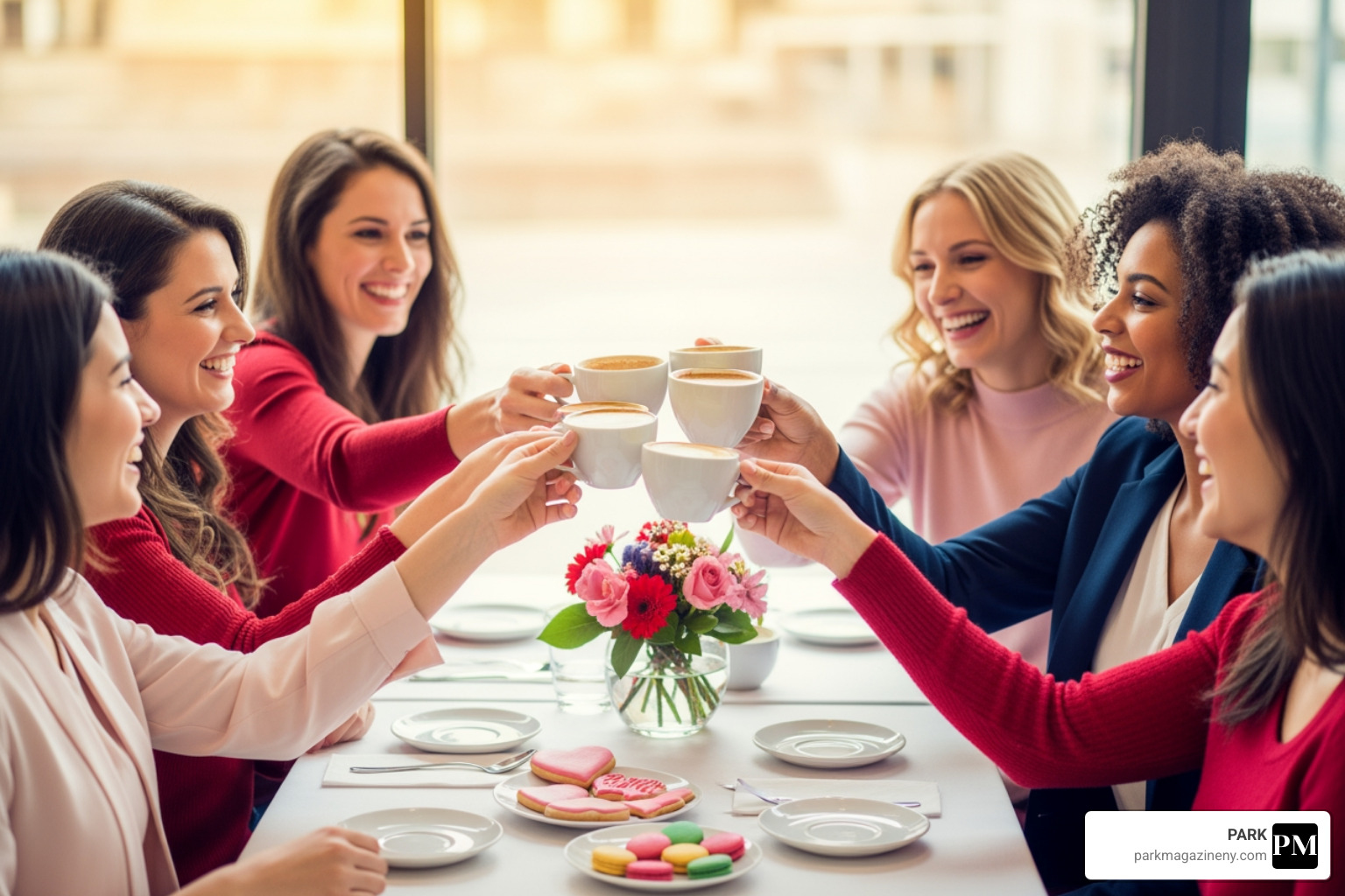 neat "Spill the Tea" party tablescape - galentines neat "Spill the Tea" party tablescape - galentines
