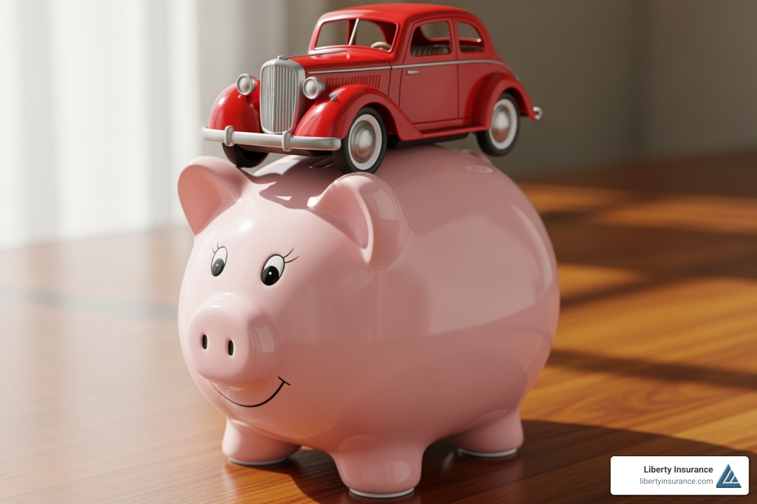 Piggy bank with car on top - nj car insurance quotes online