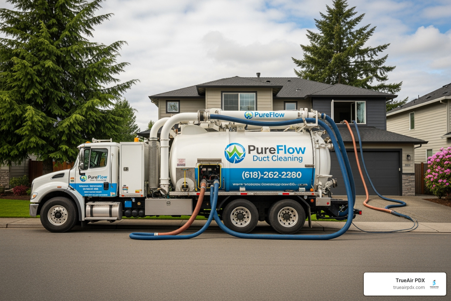 powerful HEPA-filter vacuum truck - air duct cleaning Tigard powerful HEPA-filter vacuum truck - air duct cleaning Tigard