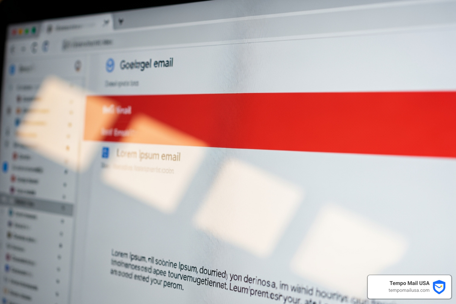 showing an example of a Gmail spam warning banner at the top of an email - gmail junk mail filter