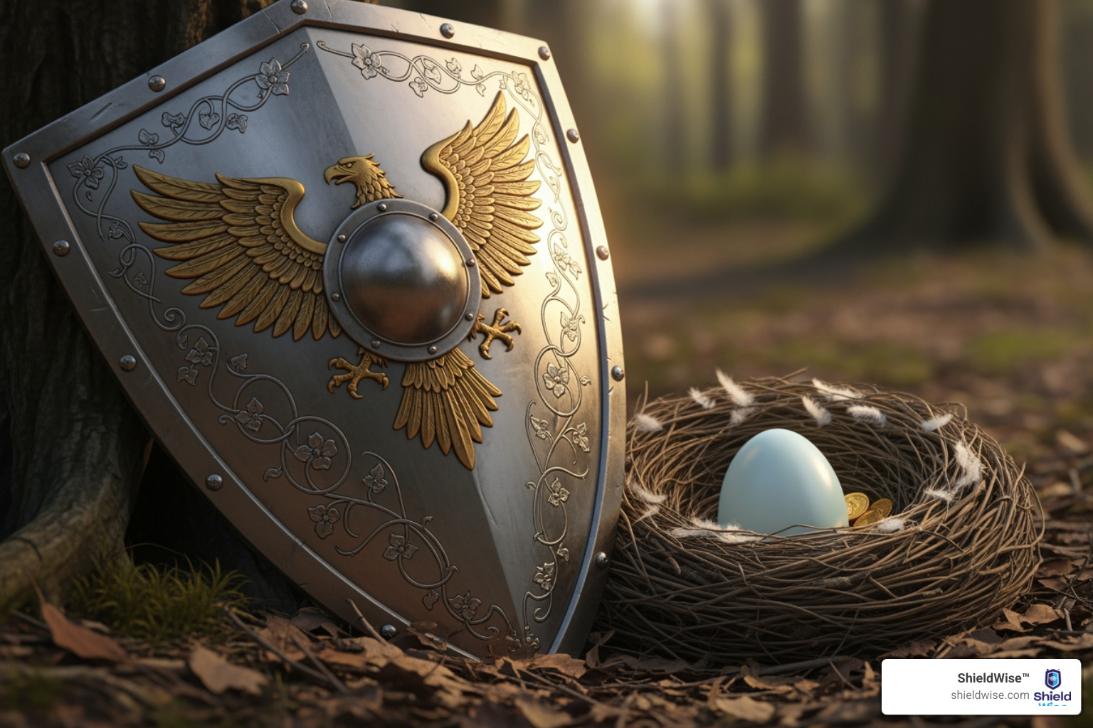 shield protecting nest egg - how iul fits into overall retirement plan