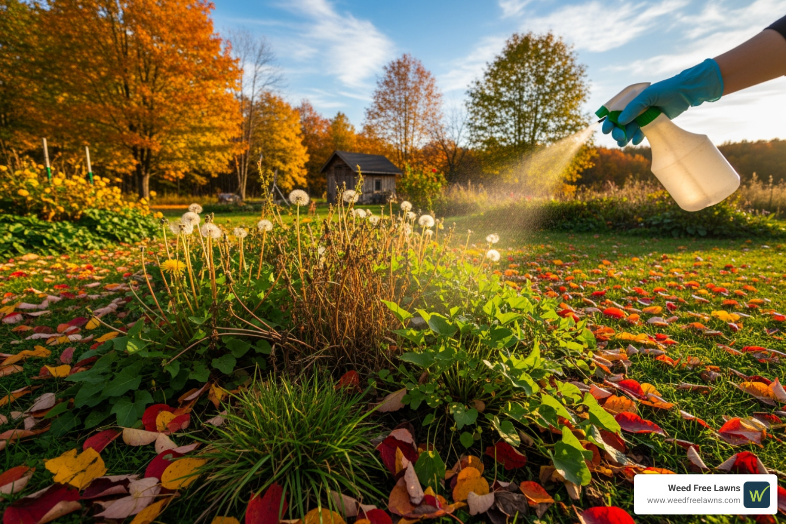 calendar highlighting late September to early November as the ideal time for fall weed control - fall weed control calendar highlighting late September to early November as the ideal time for fall weed control - fall weed control