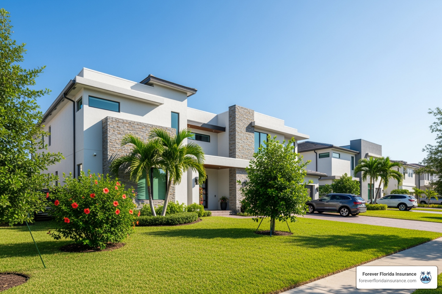 modern suburban home in Pembroke Pines, FL - homeowners insurance pembroke pines fl