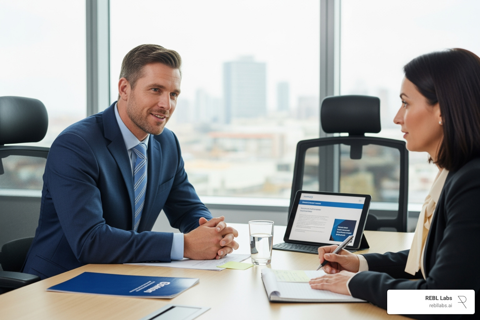 Salesperson acting as a trusted advisor to a client - Improve B2B sales