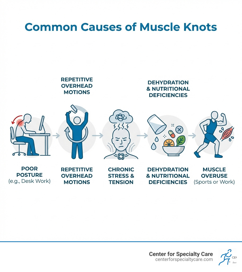 Knot Today! How to Banish Those Pesky Muscle Knots Behind Your Shoulder ...